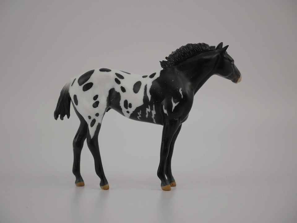 BUMI-LE-? STOCK HORSE CHIP APPALOOSA MODEL HORSE 7/17/20