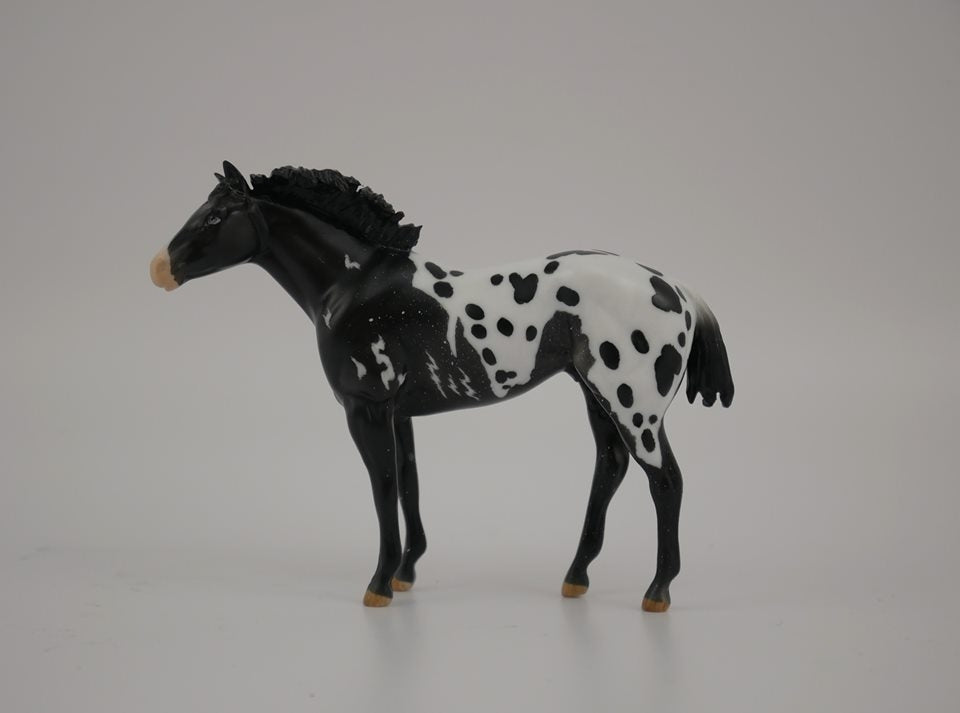 BUMI-LE-? STOCK HORSE CHIP APPALOOSA MODEL HORSE 7/17/20