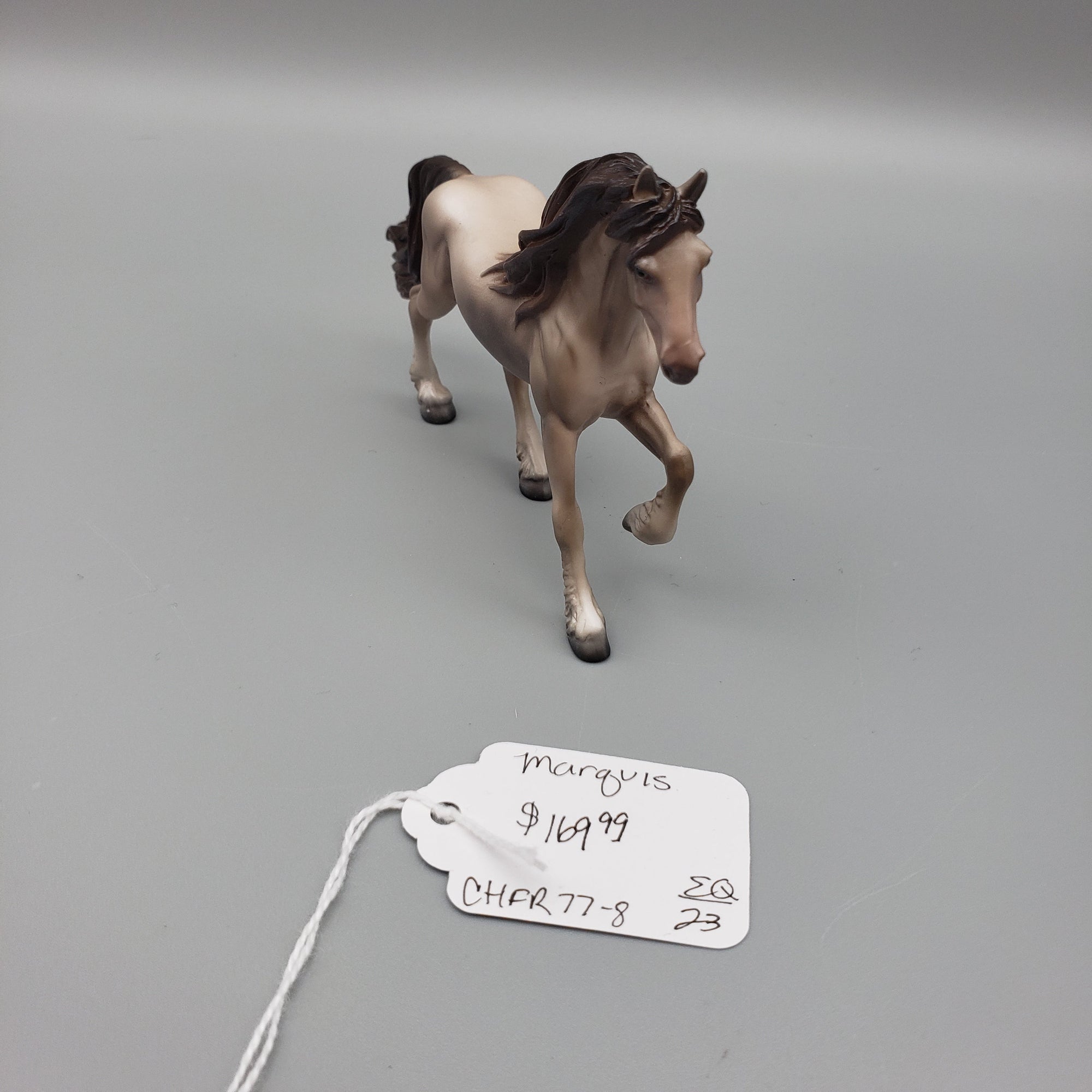 Marquis OOAK Reverse Dappled Champagne Friesian Chip By Jess Hamill EQ23