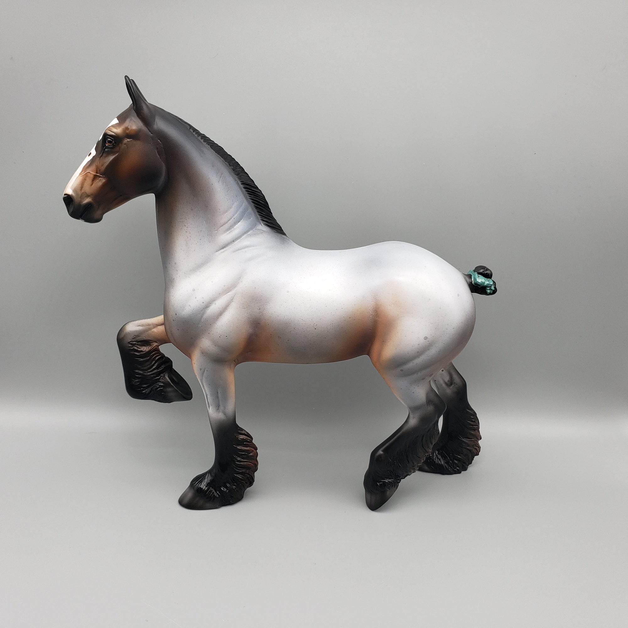 Ferris OOAK Bay Roan Trotting Drafter By Jess Hamill EQ23