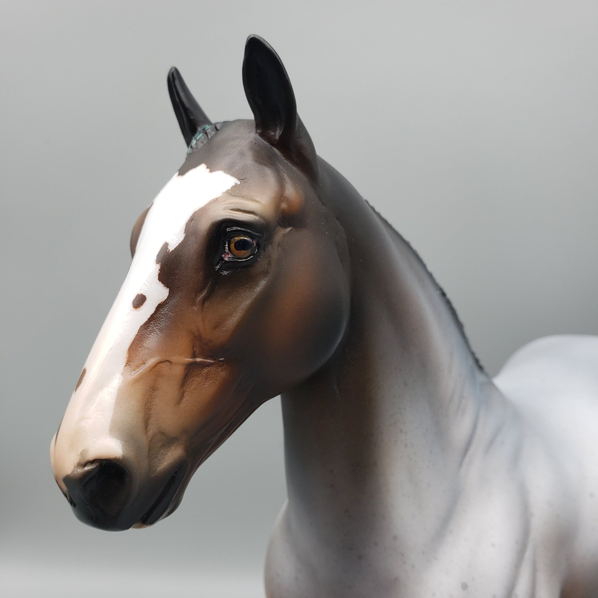 Ferris OOAK Bay Roan Trotting Drafter By Jess Hamill EQ23