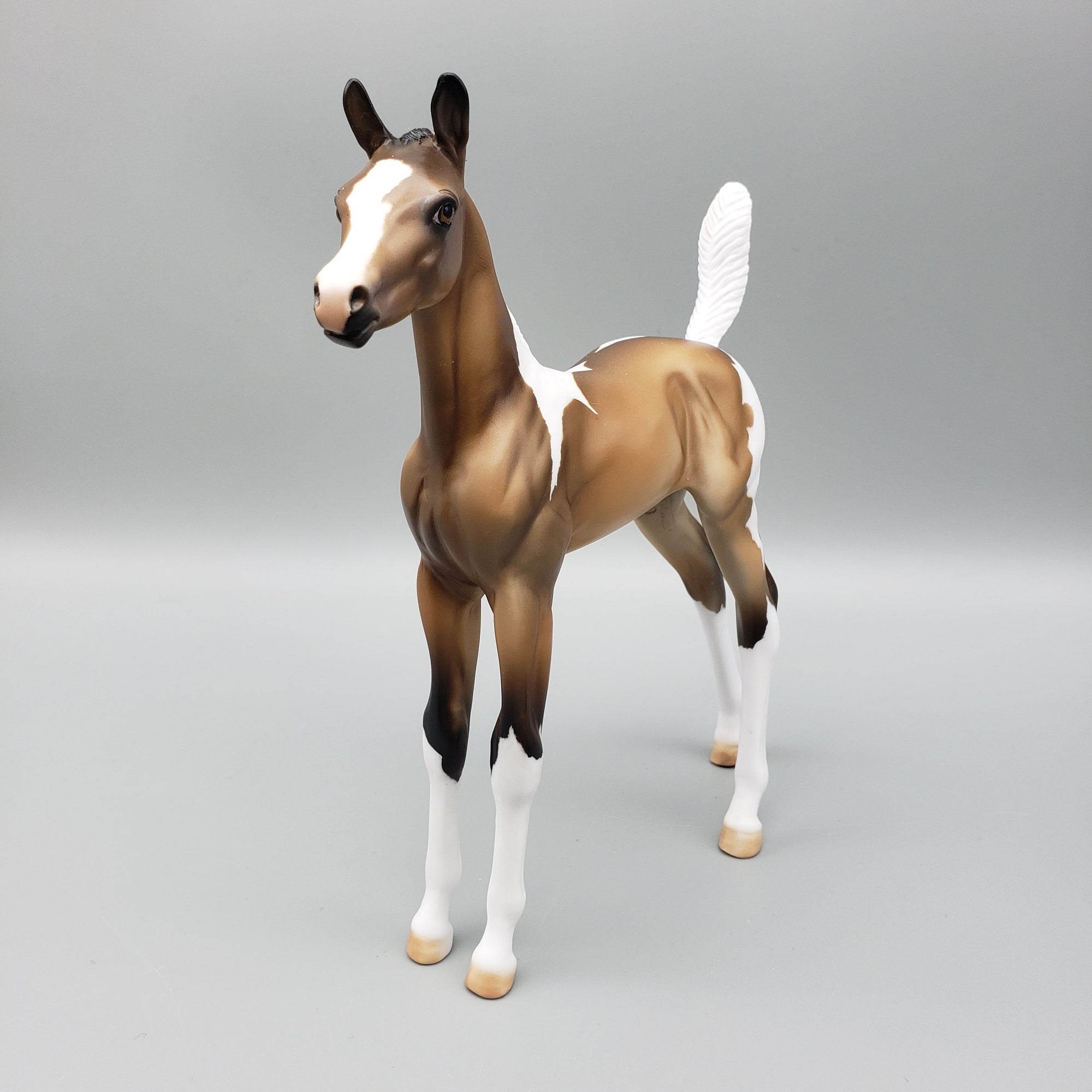 Chip OOAK Bay Tobiano Arab Foal By Julie Keim EQ23