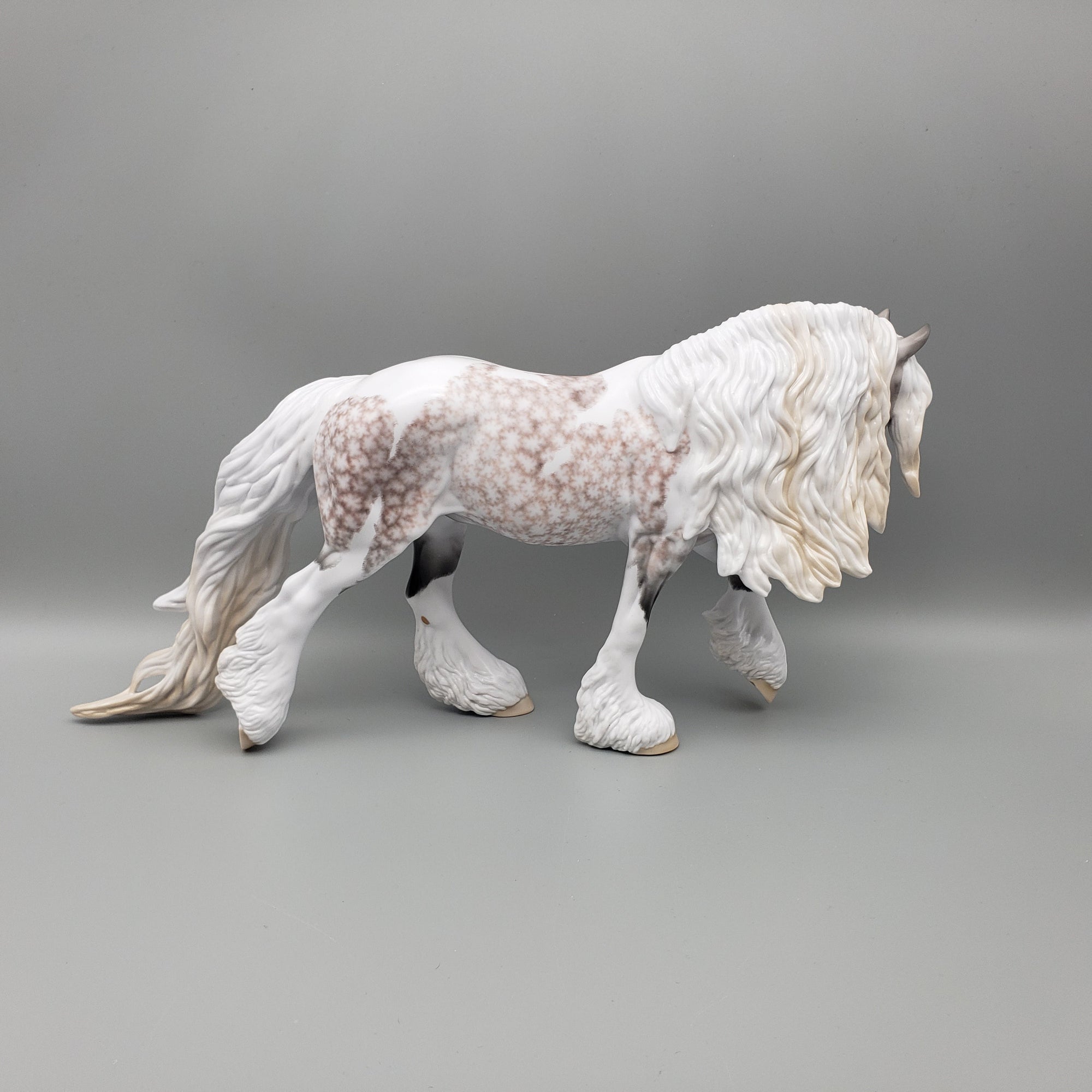 Alban Heruin OOAK Silver Dappled Tobiano Cob By Ellen Robbins Best Offers 6/26/23