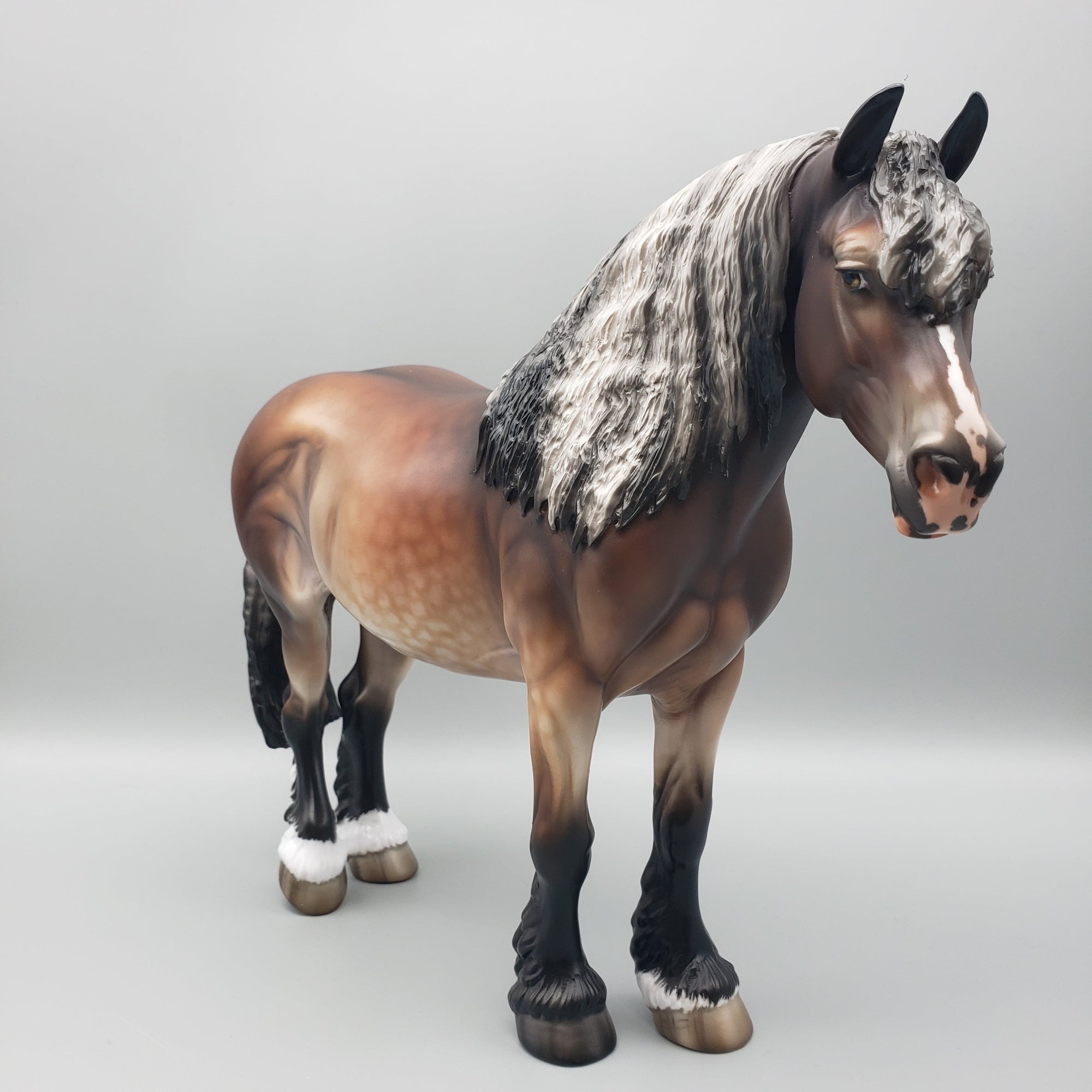 Townsend OOAK Dappled Bay Heavy Draft Mare By Jess Hamill Best Offers 6/26/23