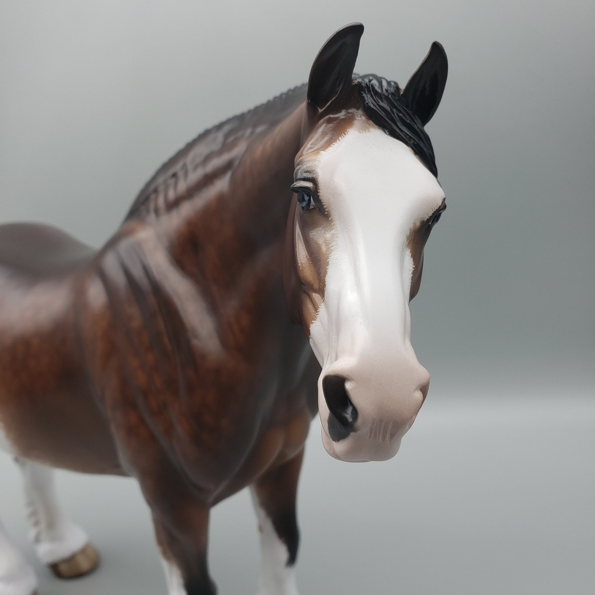 Stephanie OOAK Dappled Bay Sabino Heavy Draft Mare By Sheryl Leisure Best Offers 6/26/23