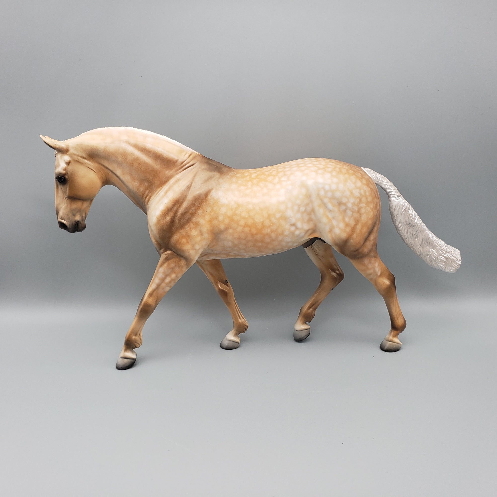 Django OOAK Dappled Irish Draft By Dawn Quick EQ23
