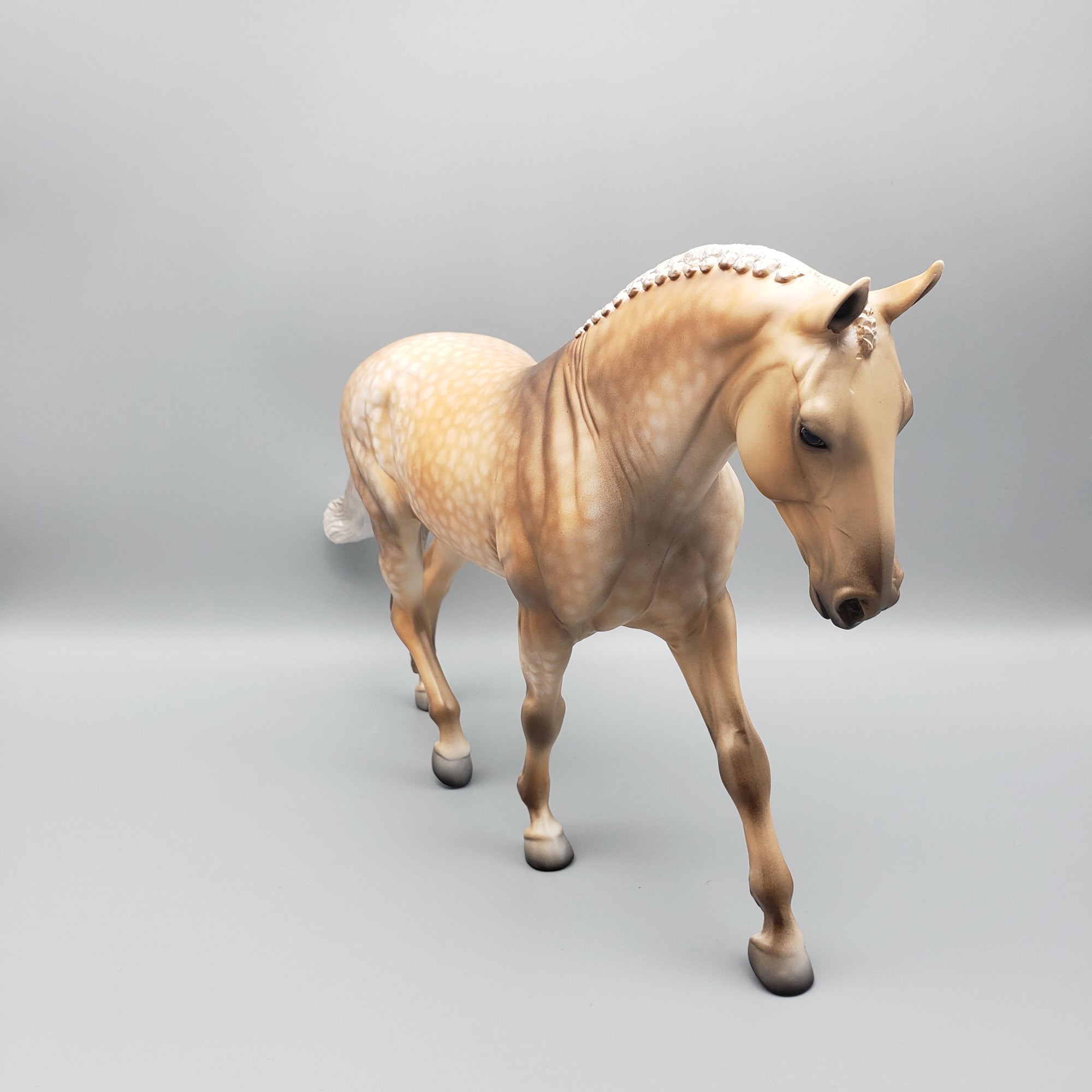 Django OOAK Dappled Irish Draft By Dawn Quick EQ23