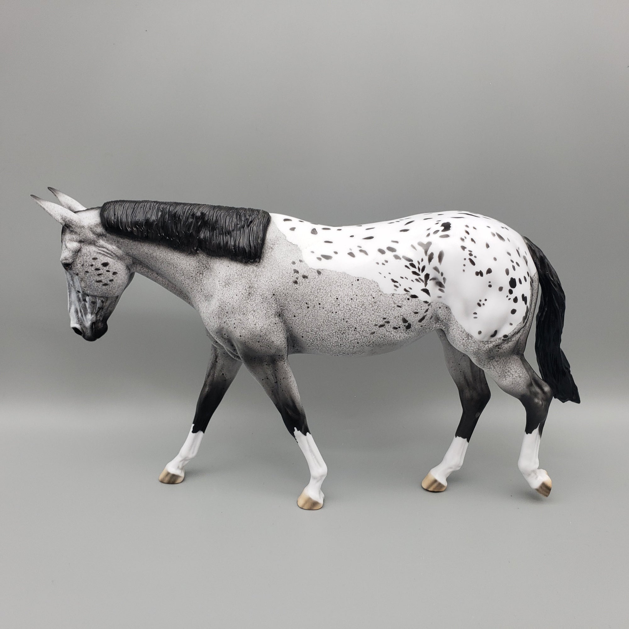 Luna OOAK Appaloosa Mule By Dawn Quick EQ23