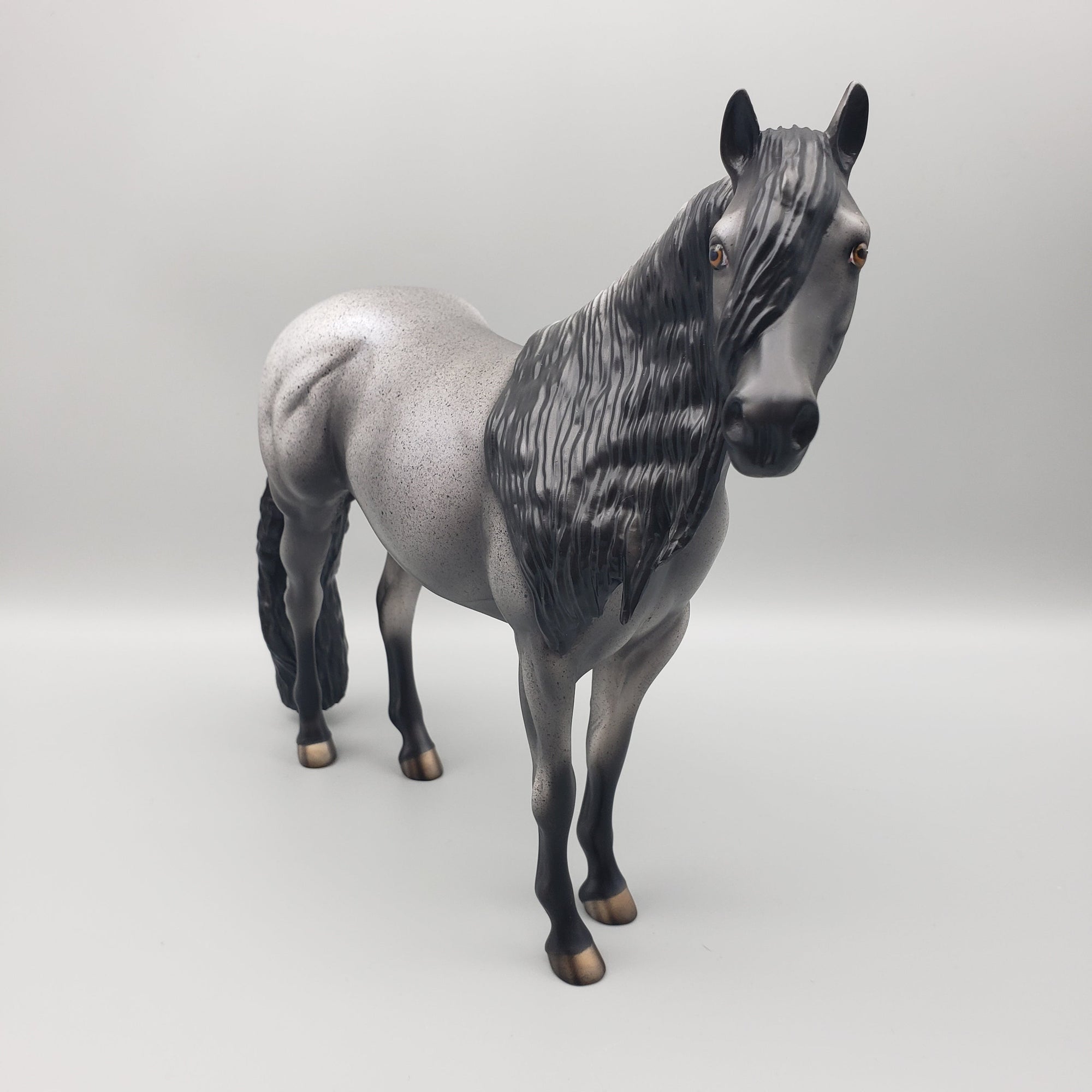 Dezior OOAK Blue Roan ISH By Dawn Quick EQ23