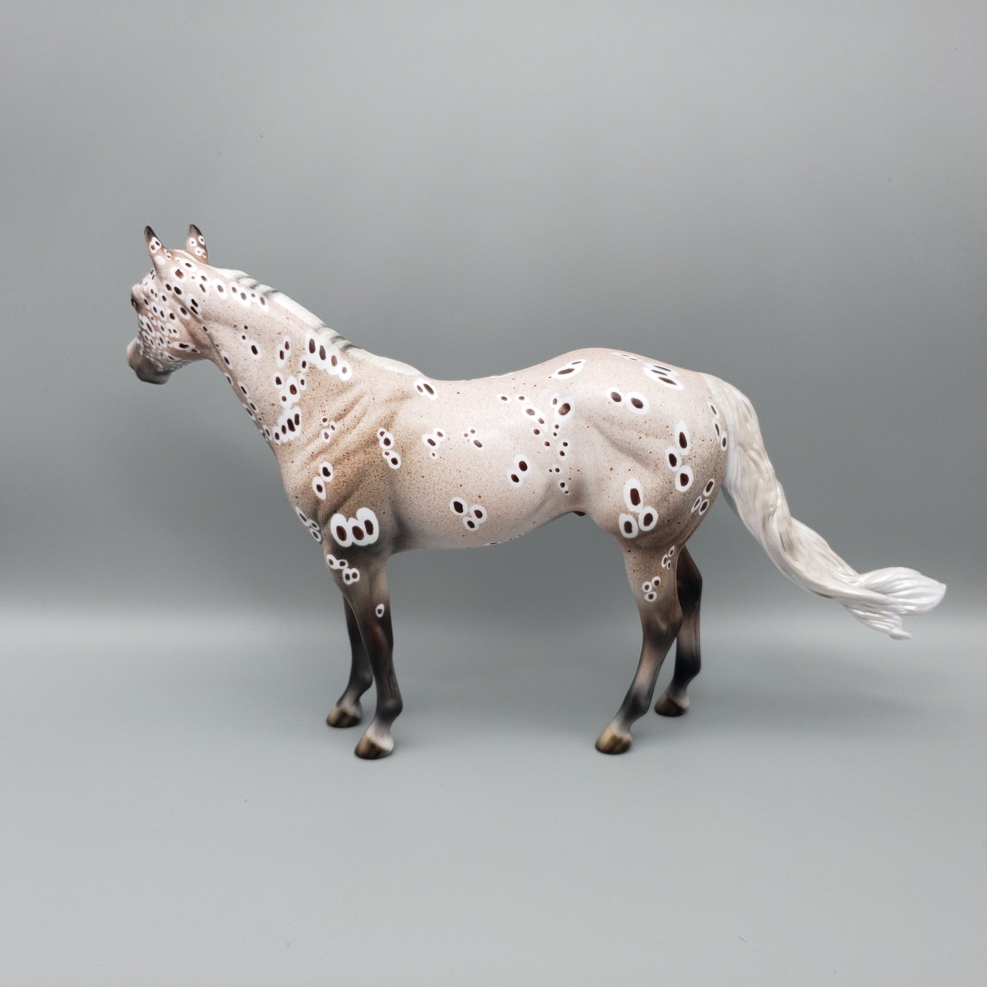 Buckshot OOAK Peacock Appaloosa ISH By Dawn Quick EQ23