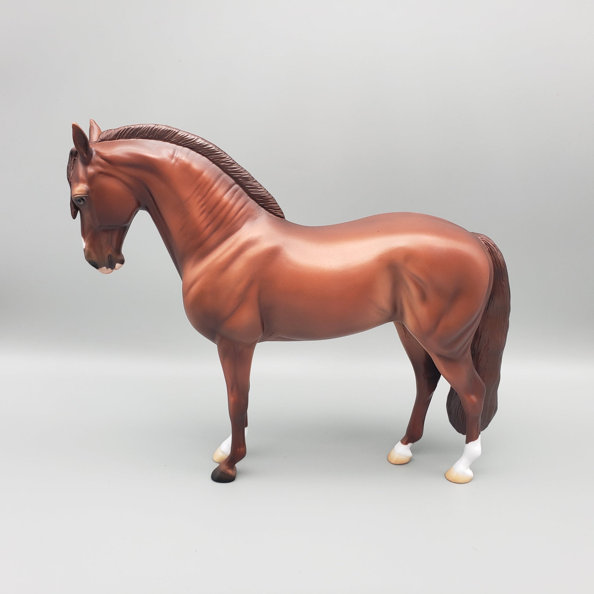 Amber OOAK Chestnut Andalusian Mare By Jess Hamill OOAK EQ23