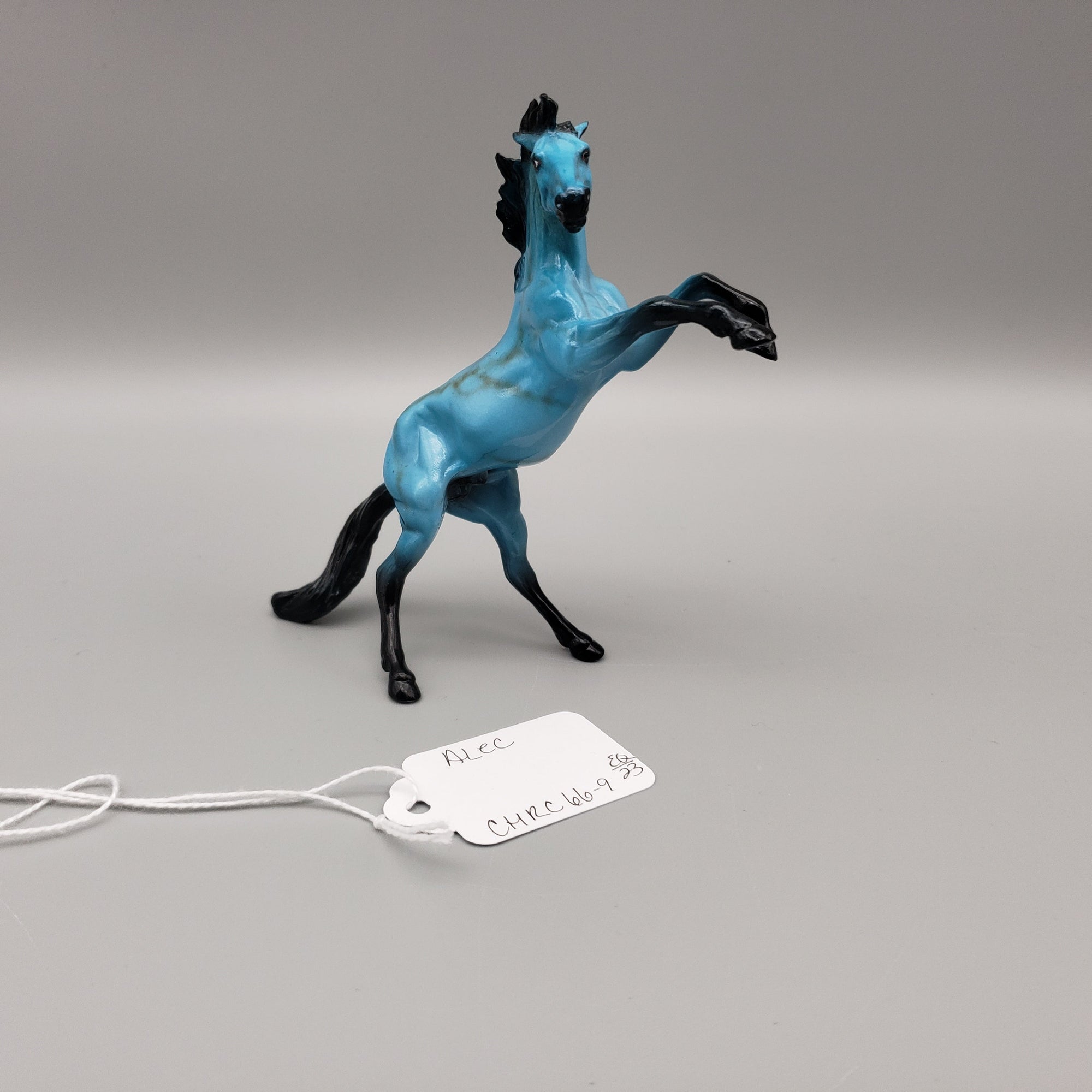 Alec OOAK Turquoise Deco Rearing Chip By Dawn Quick EQ23