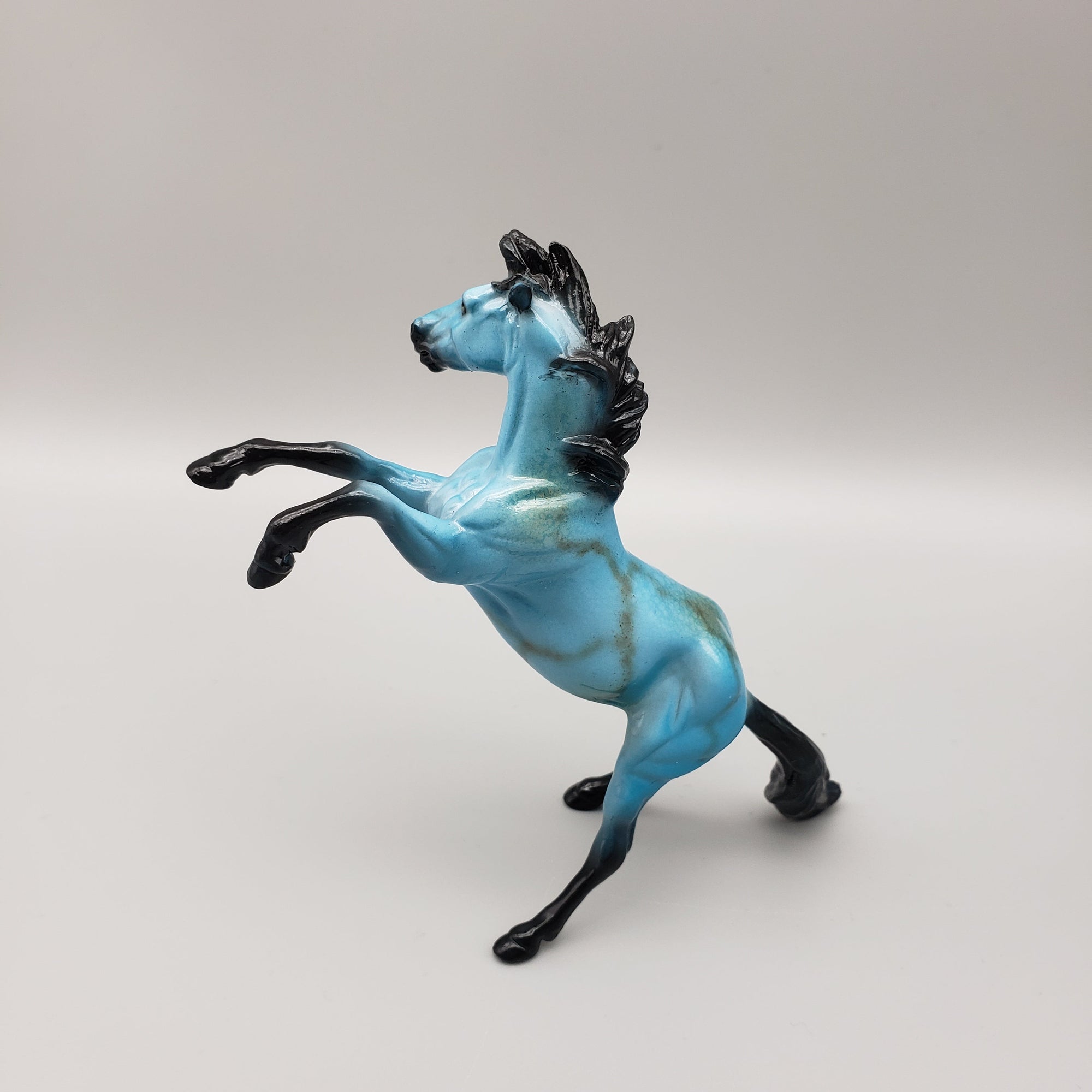 Alec OOAK Turquoise Deco Rearing Chip By Dawn Quick EQ23