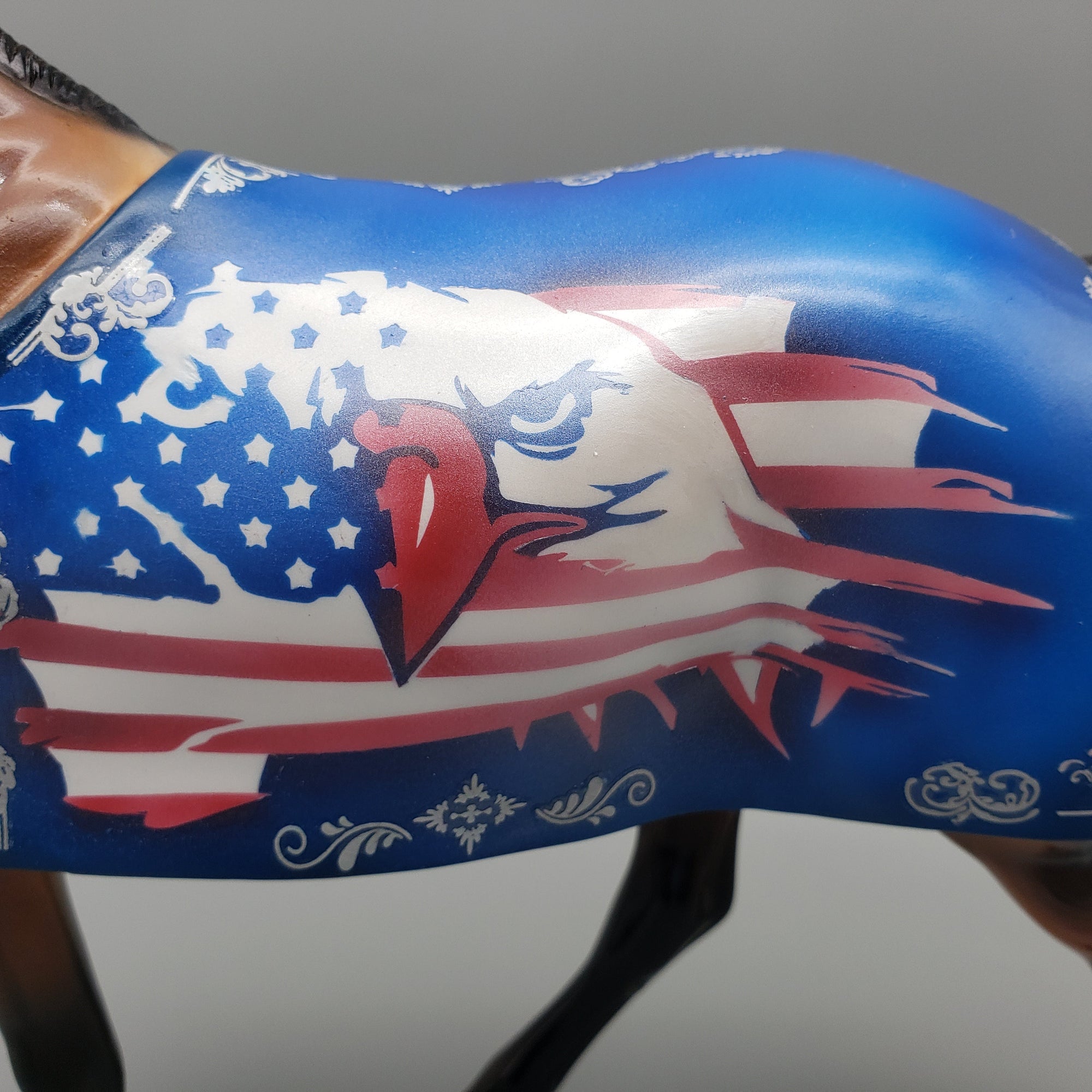 Allegiance OOAK Decorator 4th of July Blanketed Tennessee Walking Horse By Dawn Quick Best Offers 7/4/23