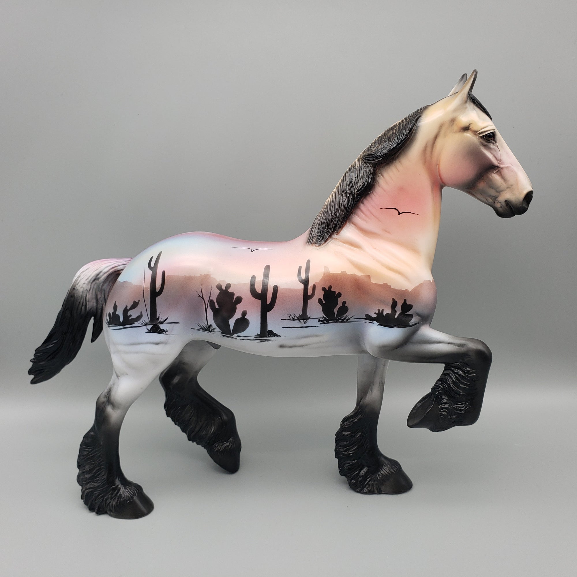 Rio OOAK Decorator Trotting draft By Dawn Quick EQ23