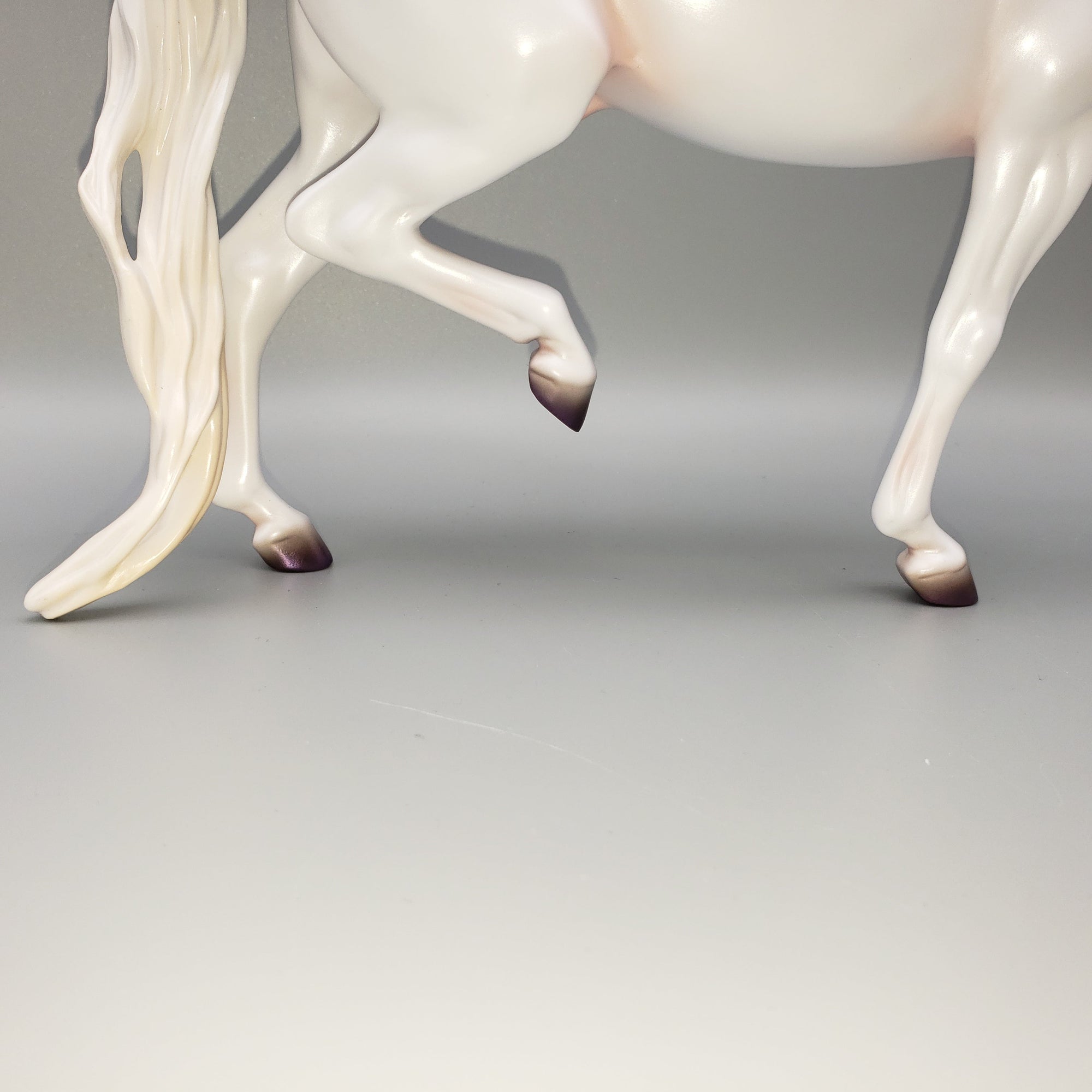 All Dolled Up OOAK Cremello with Show Hooves Saddlebred By Ashley Palmer EQ23