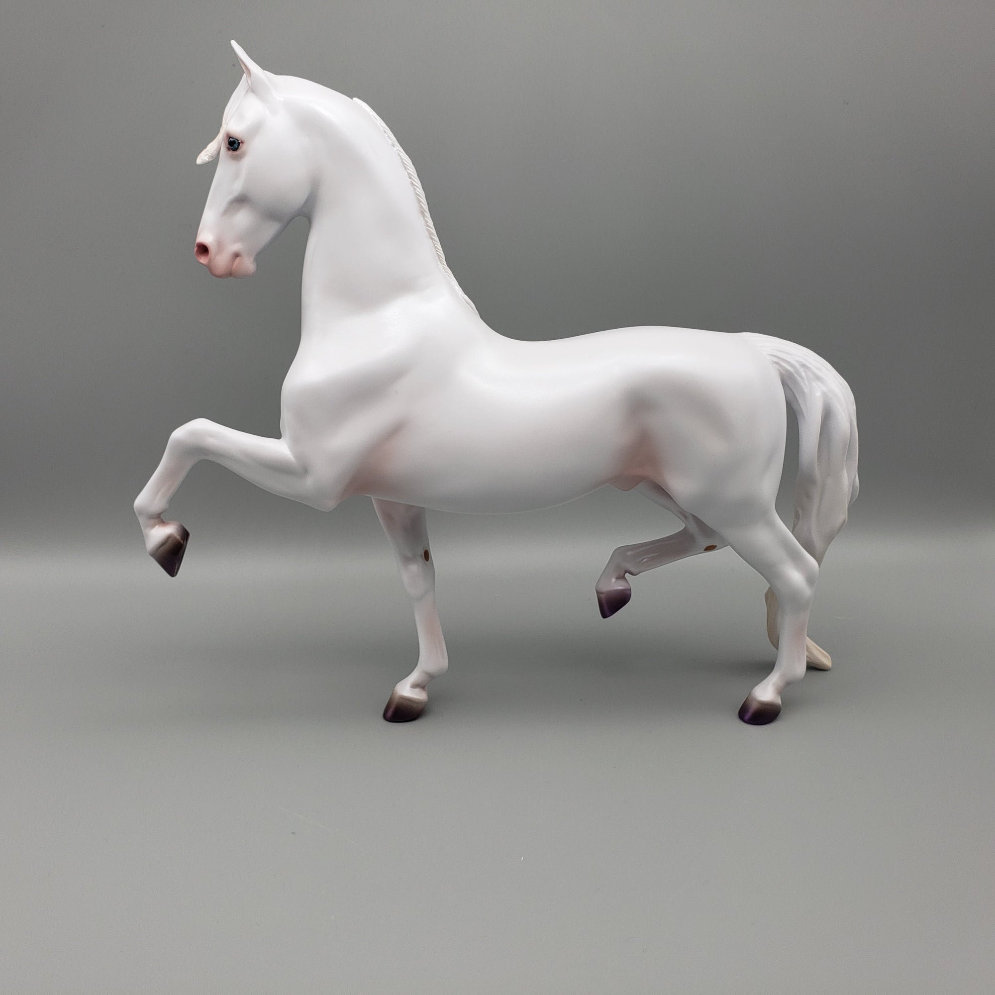 All Dolled Up OOAK Cremello with Show Hooves Saddlebred By Ashley Palmer EQ23