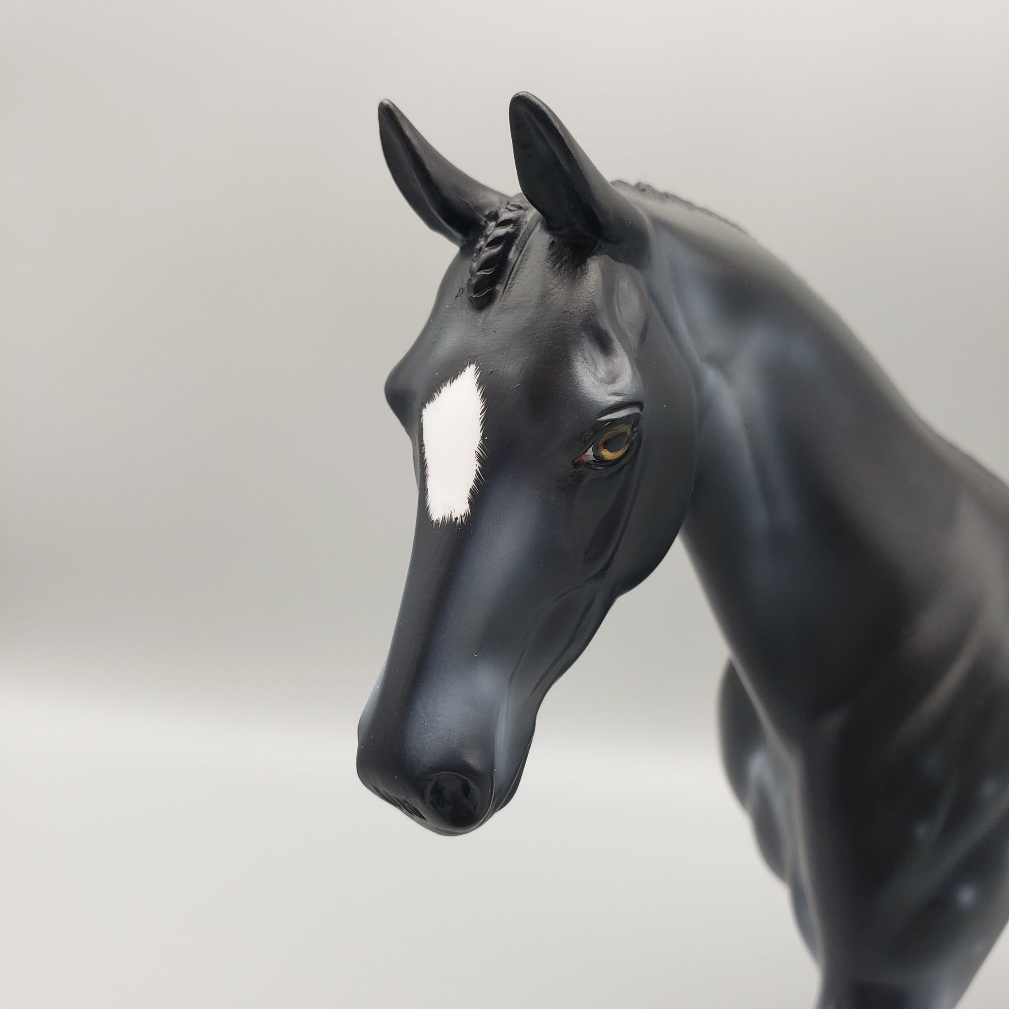 Fireflies OOAK Black Going Grey Pony By Ashley Palmer EQ23