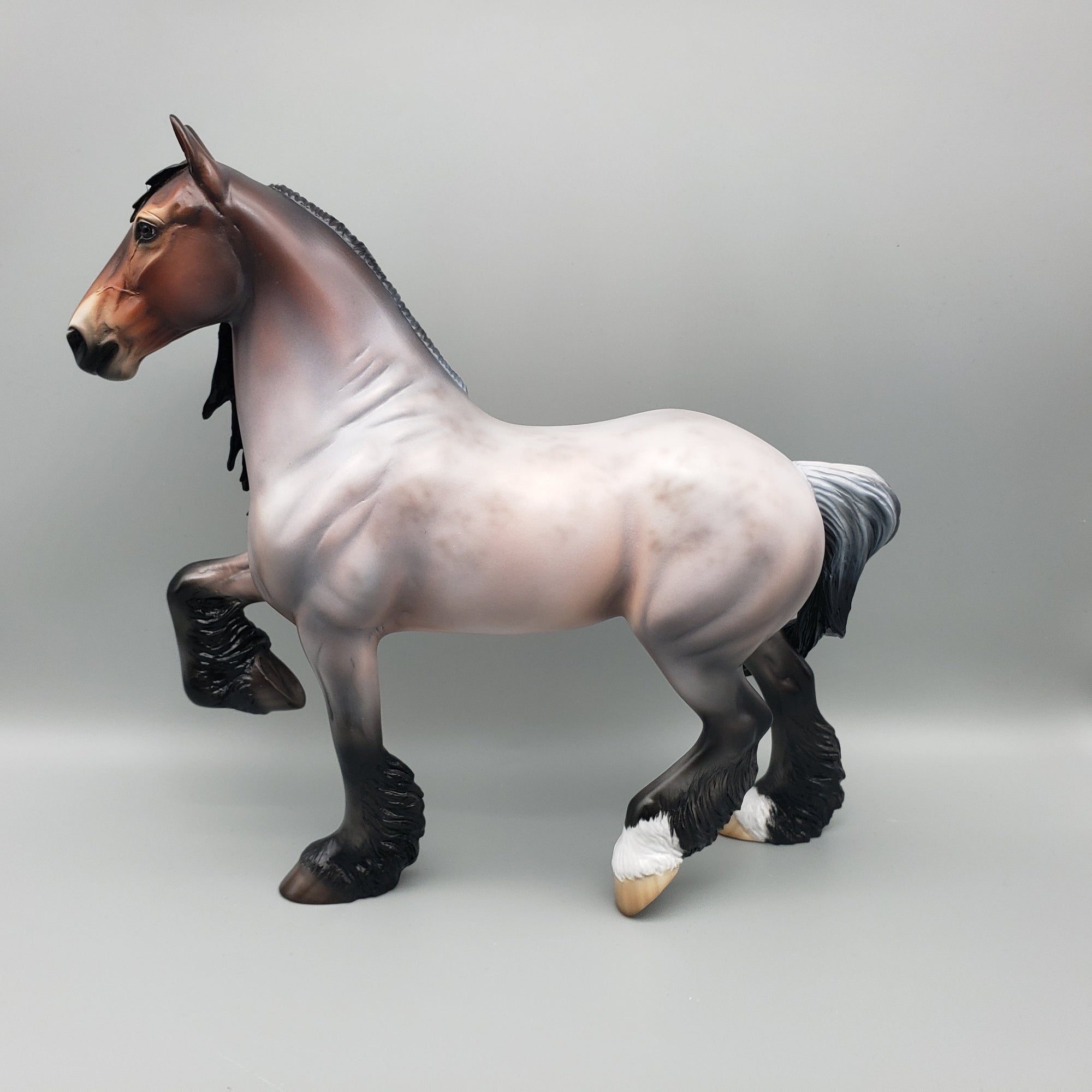 Chaperon OOAK Bay Roan Trotting Drafter By Jess Hamill Best Offers 7/10/23