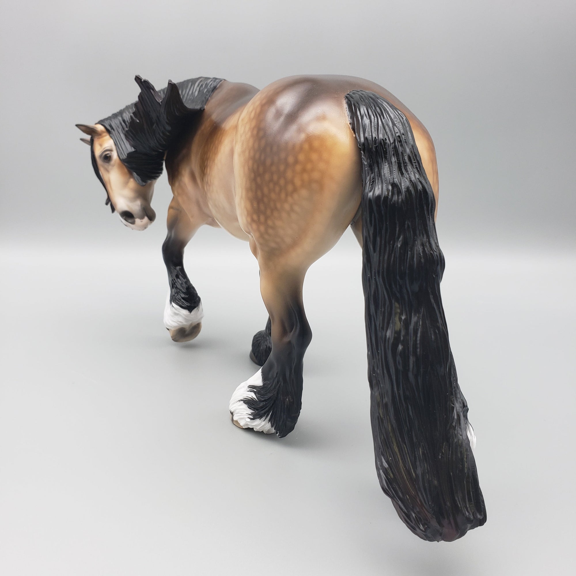 Arcturus OOAK Dappled Sooty Buckskin Cob By Ellen Robbins Equilocity Best Offers 7/15/23 EQ23