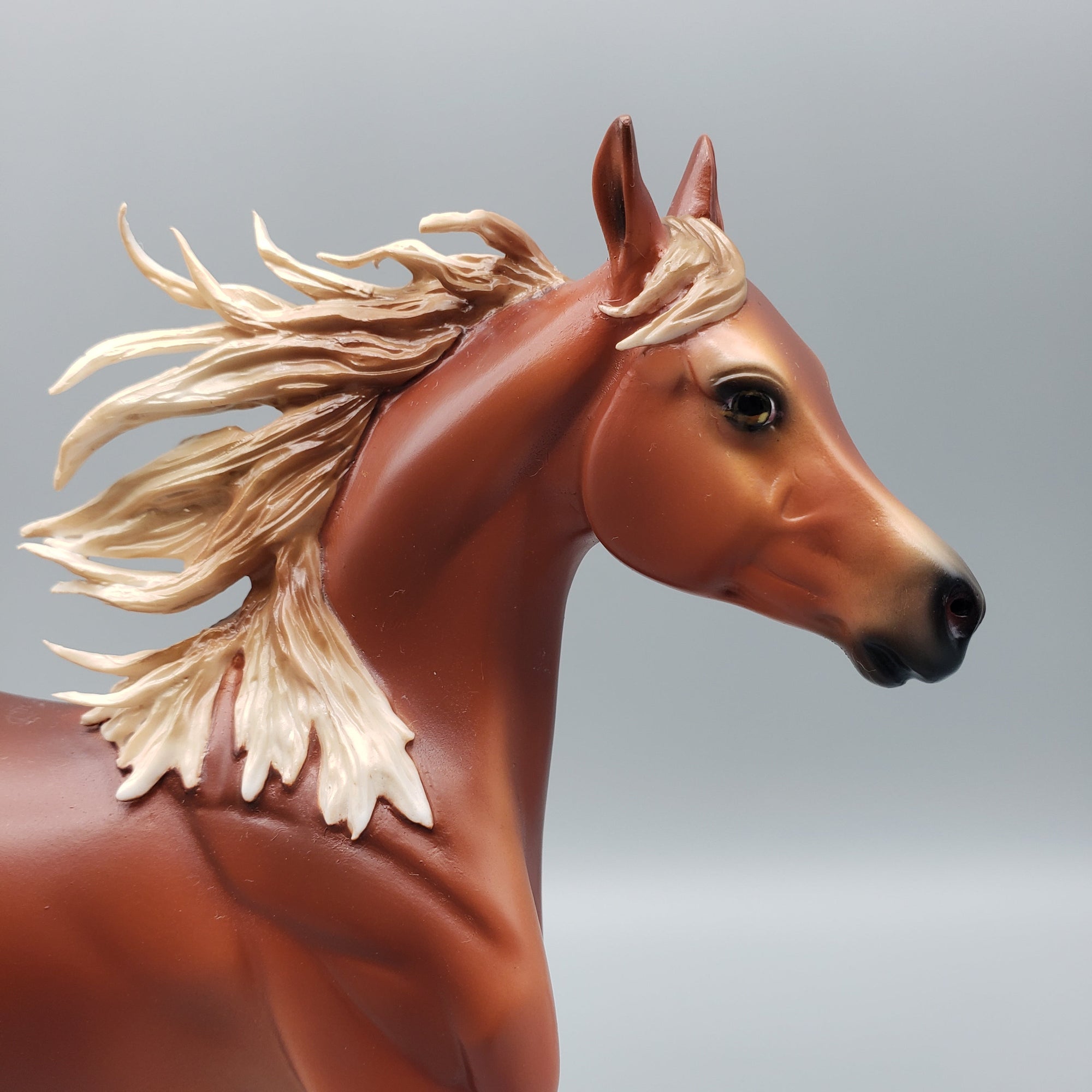 Golden Basket 14 Equilocity 2023 OOAK Flaxen Chestnut Yearling By Ashley Palmer EQ23