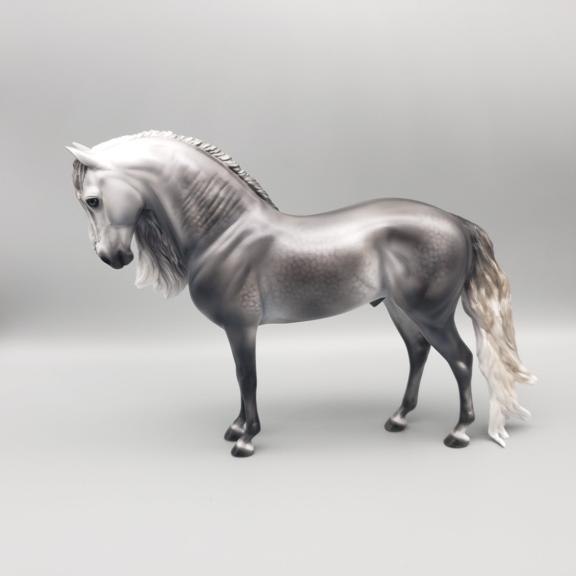 Cassius OOAK Dappled Grey Andalusian By Carrie Keller Equilocity Best Offers 7/15/23 EQ23