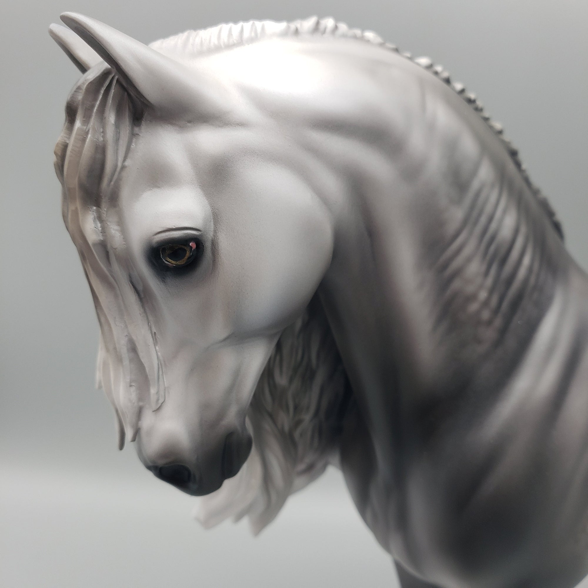 Cassius OOAK Dappled Grey Andalusian By Carrie Keller Equilocity Best Offers 7/15/23 EQ23