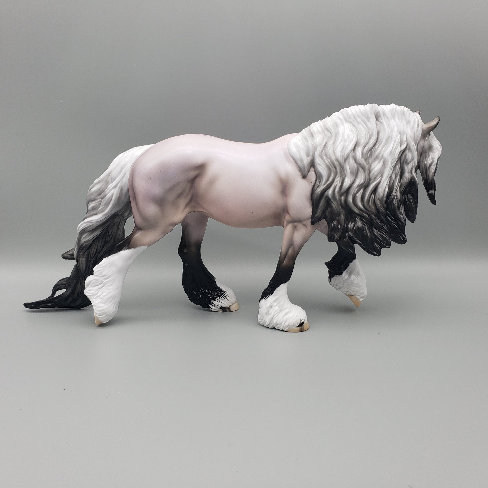 Desert Rose - Basket #1 Equilocity 2023 - OOAK Dapple Grey Lavender Shaded Cob By Ellen Robbins EQ23