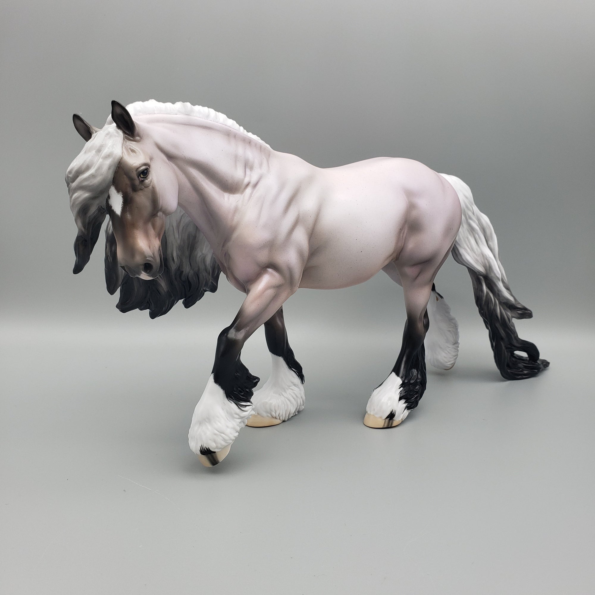 Desert Rose - Basket #1 Equilocity 2023 - OOAK Dapple Grey Lavender Shaded Cob By Ellen Robbins EQ23