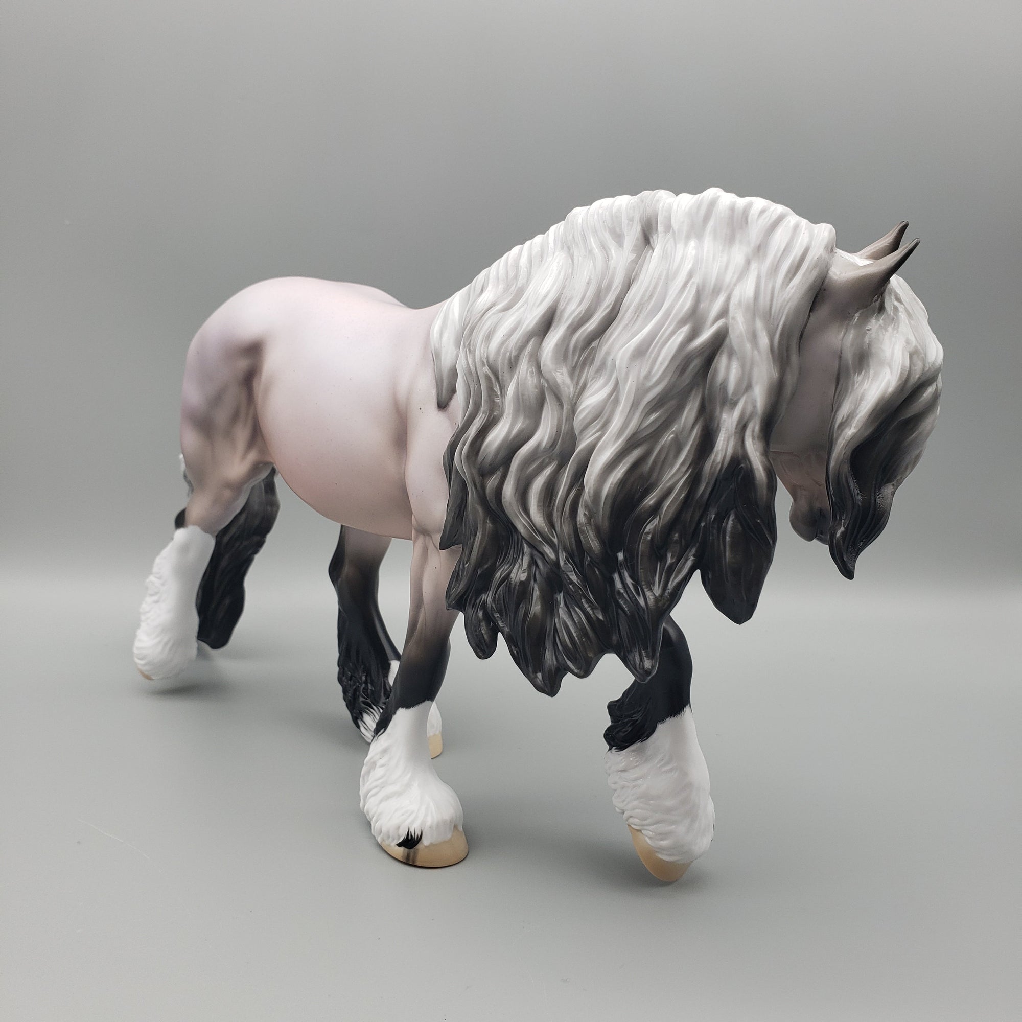 Desert Rose - Basket #1 Equilocity 2023 - OOAK Dapple Grey Lavender Shaded Cob By Ellen Robbins EQ23
