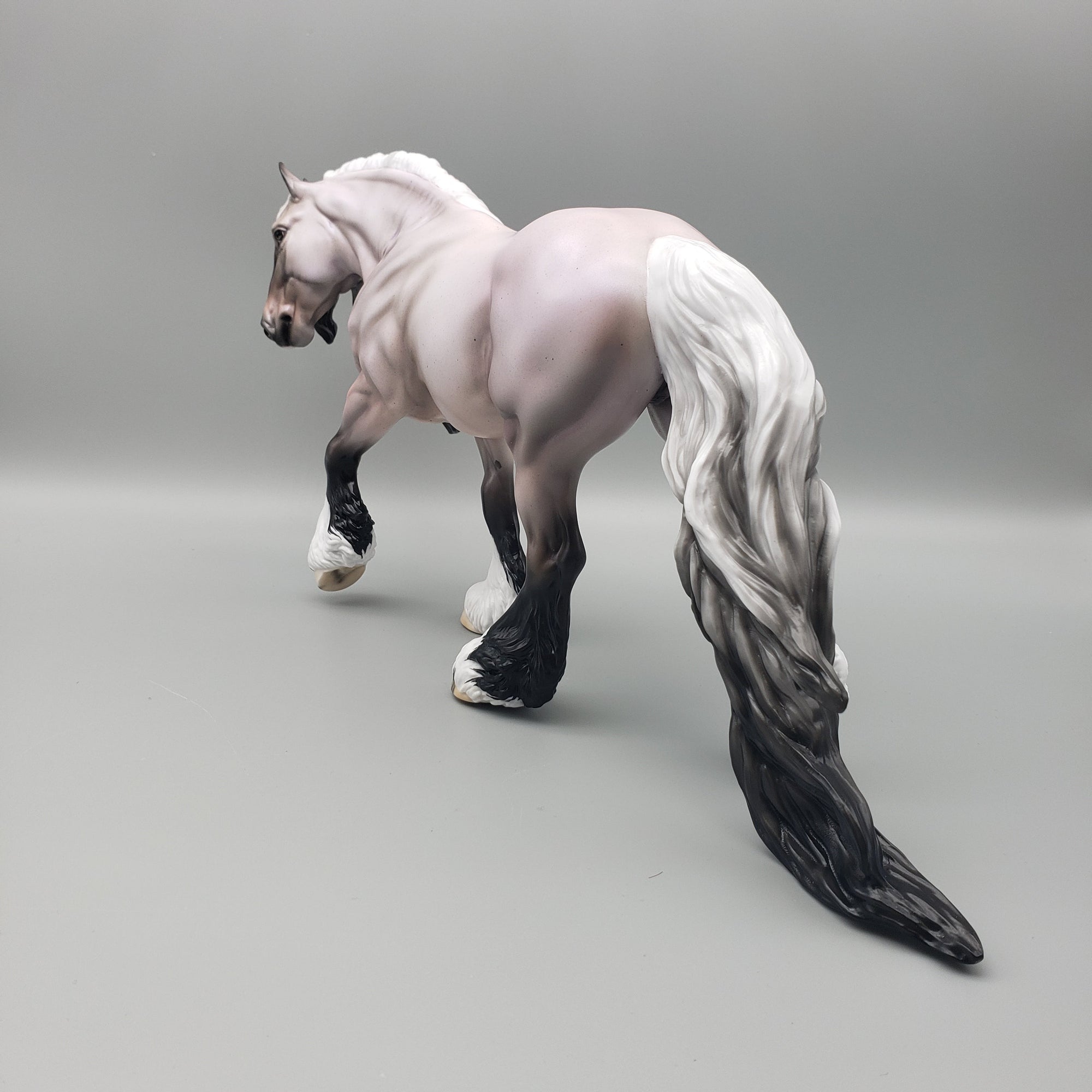 Desert Rose - Basket #1 Equilocity 2023 - OOAK Dapple Grey Lavender Shaded Cob By Ellen Robbins EQ23