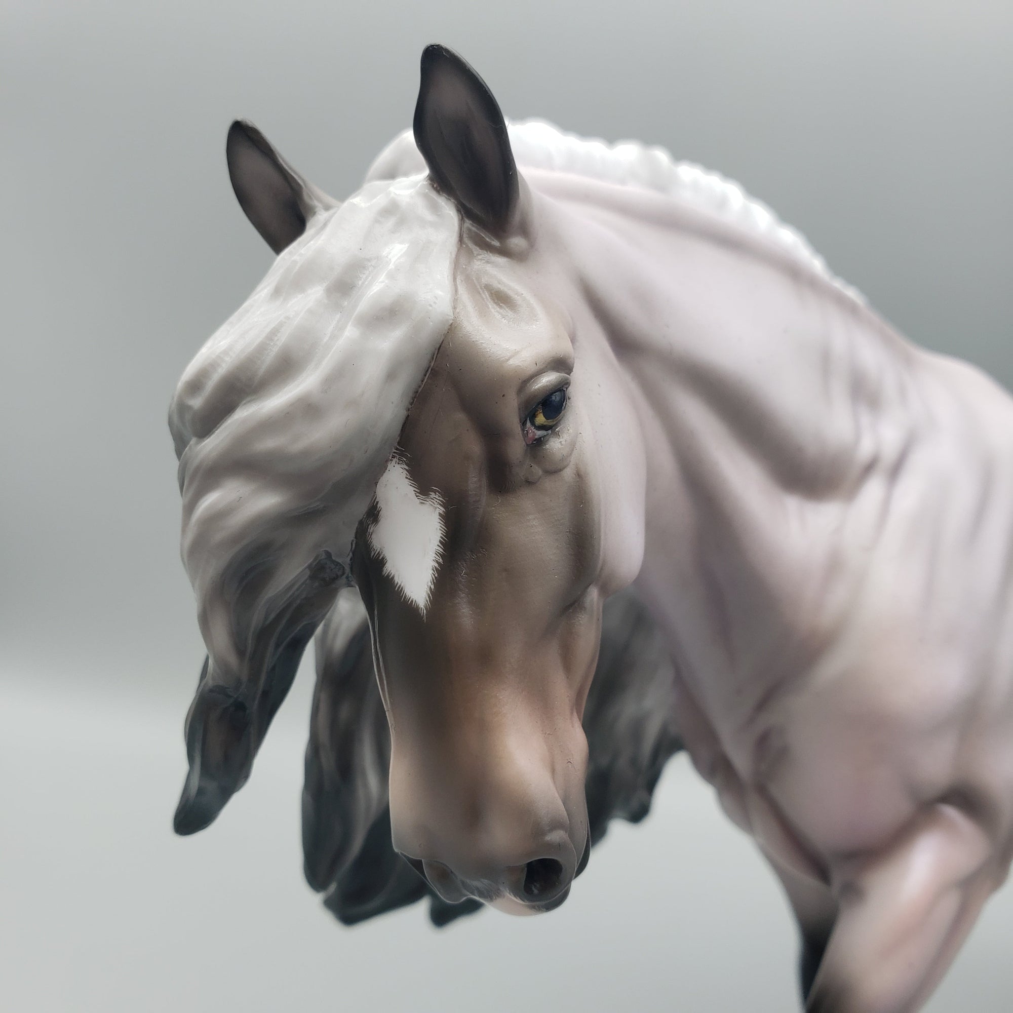 Desert Rose - Basket #1 Equilocity 2023 - OOAK Dapple Grey Lavender Shaded Cob By Ellen Robbins EQ23