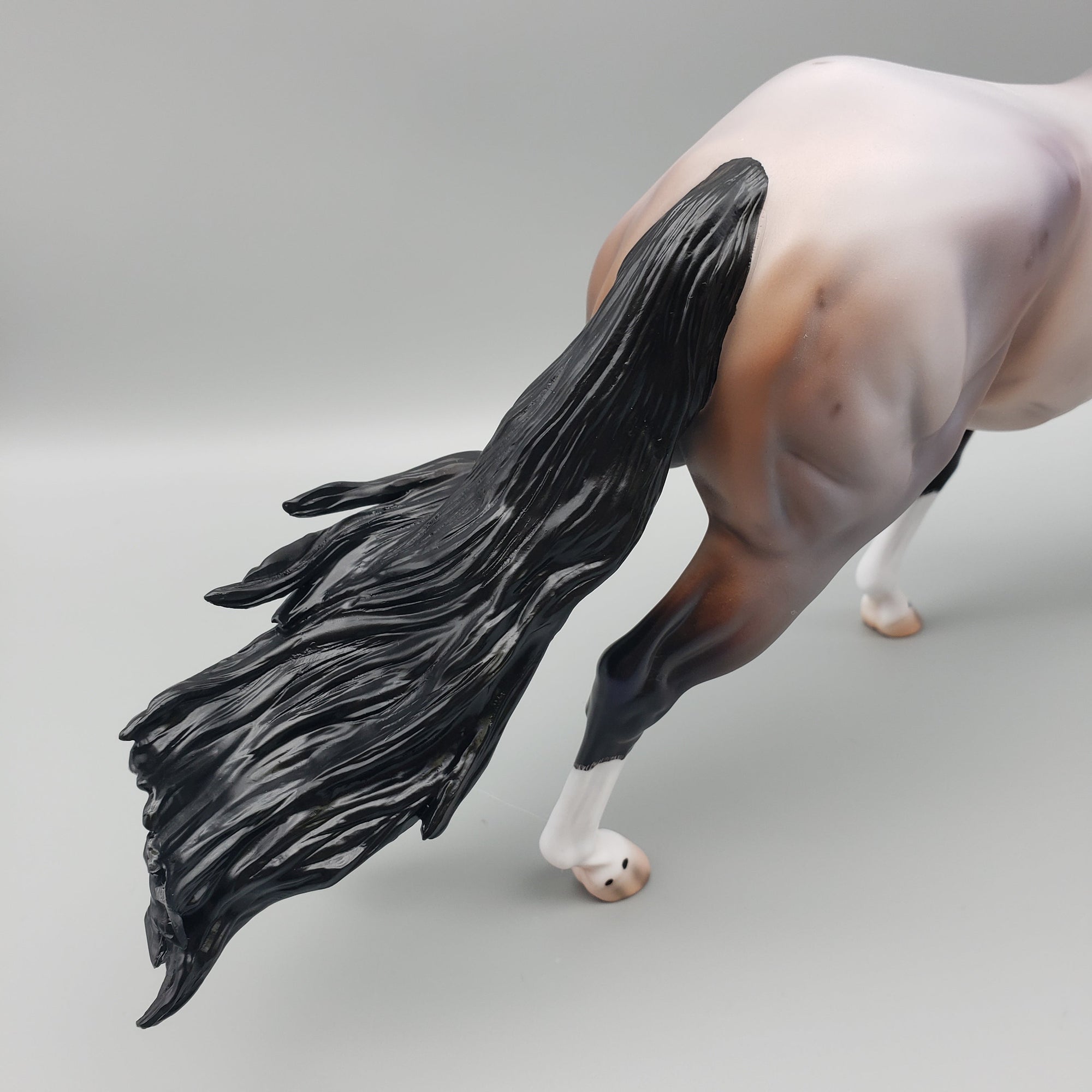 Cardon OOAK Bay Roan Running Stock Horse with Corn Spots By Caroline Boydston Best Offers 7/24/23