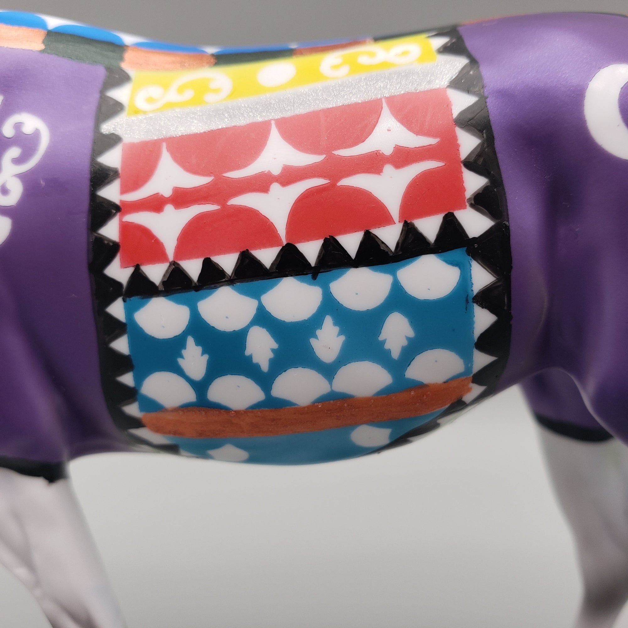 Peddler's Flowers OOAK Grey with Hand Painted Blanket Pebble Mule By Dawn Quick Best Offers 7/24/23