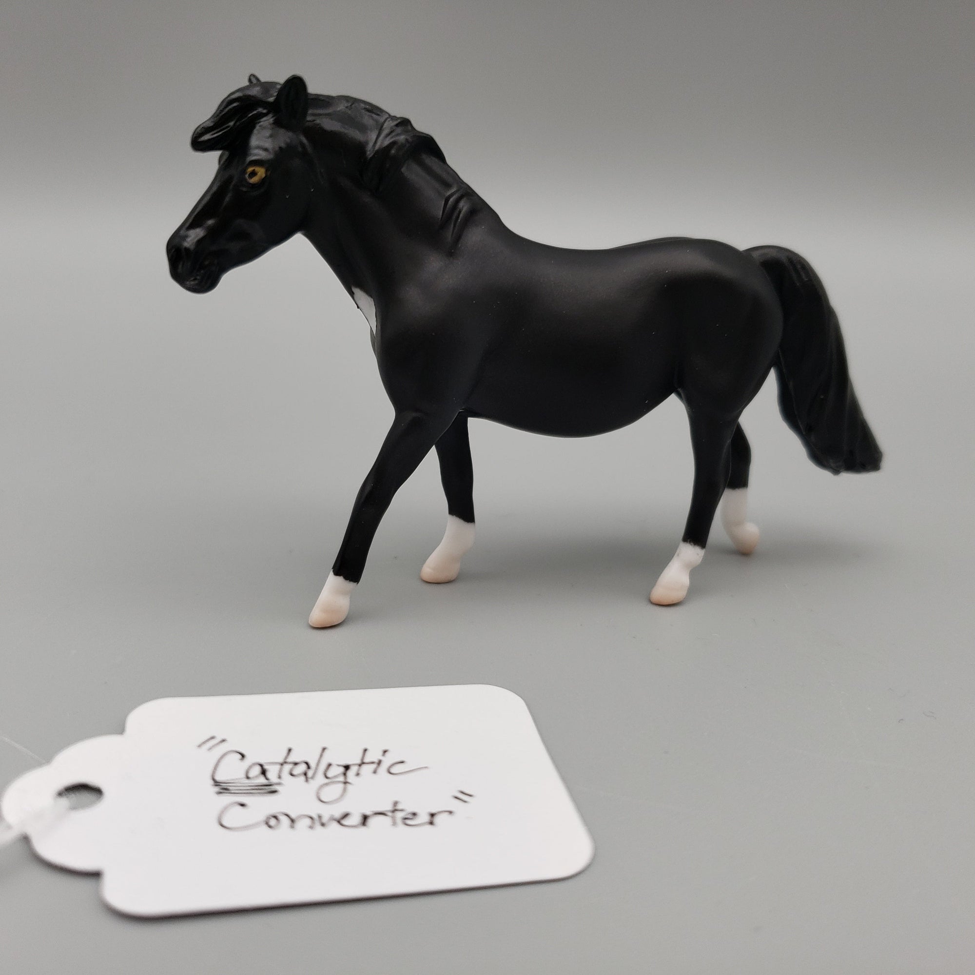 CATalytic Converter OOAK International Cat Day Pony Chip By Angela Marleau