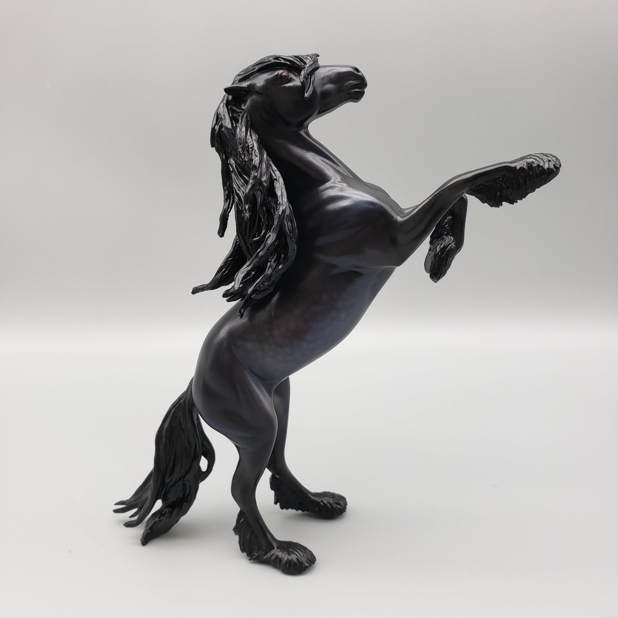 Vibernum OOAK Custom Rearing Pebble Mustang Turned Friesian By Caroline Boydston Best Offers 8/14/23