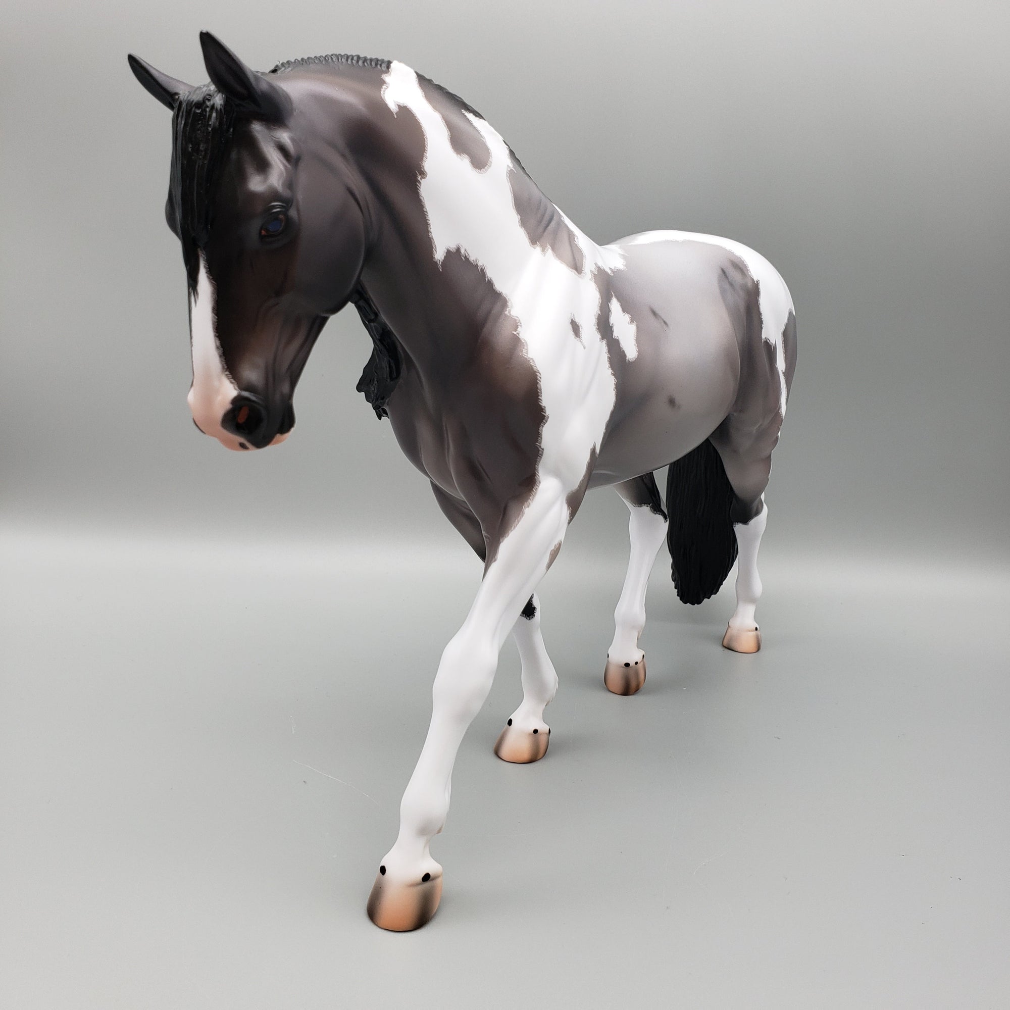 Ginko Blue Roan Tobiano Irish Draft By Caroline Boydston Best Offers 8/14/23
