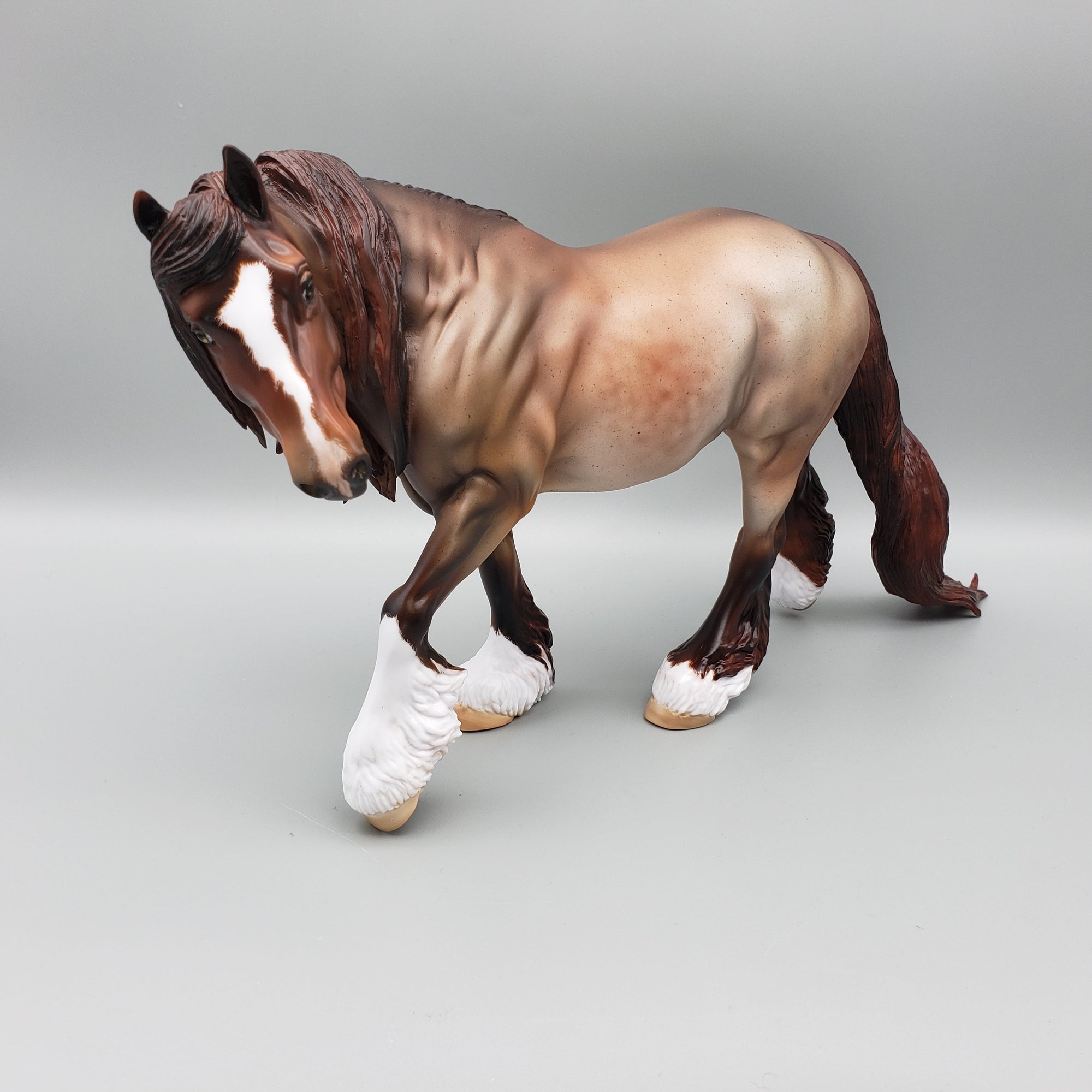 Cabaret OOAK Red Roan Custom Irish Cob by Julie Keim for AoTH23 Best Offers