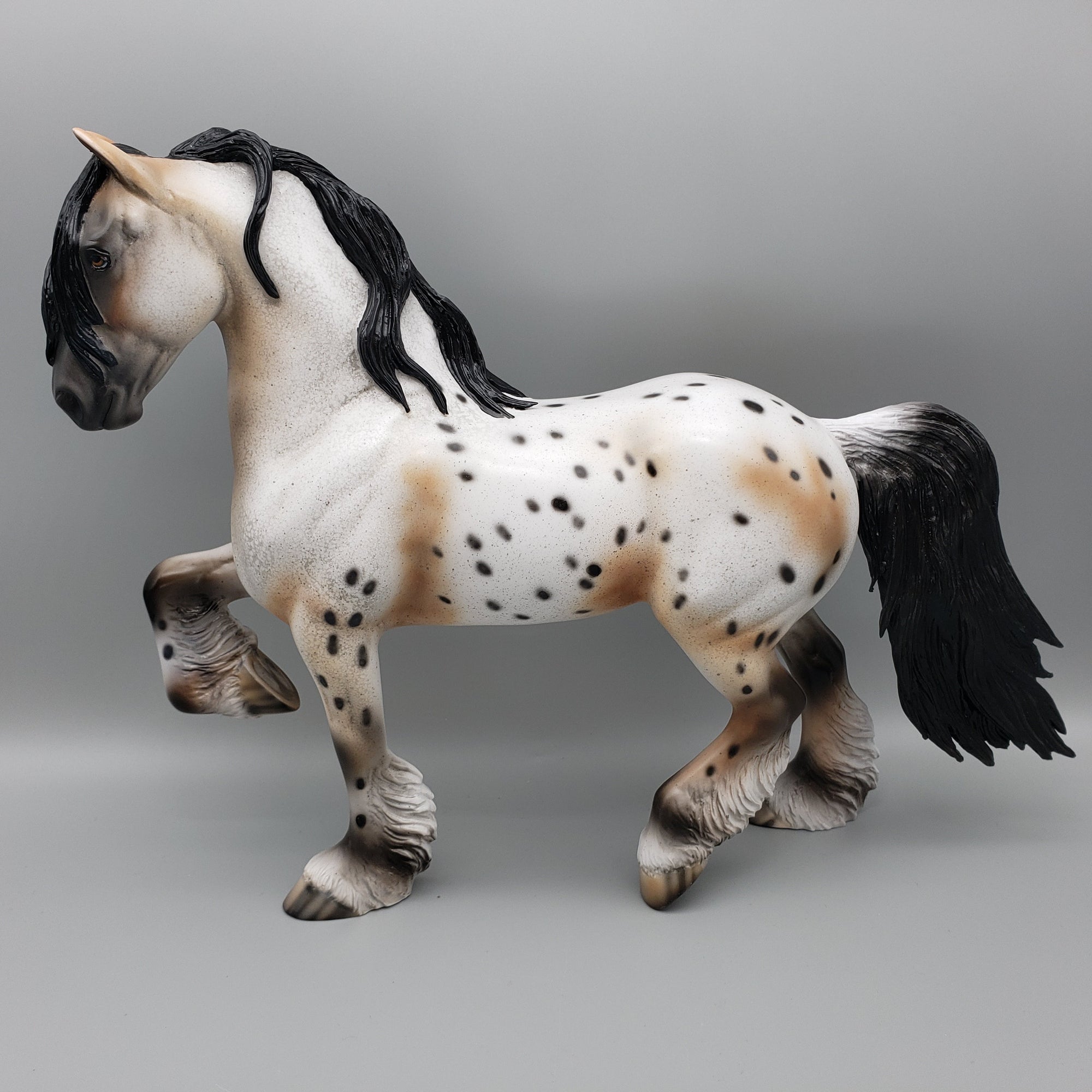 Dancer OOAK Buckskin Appaloosa Trotting Drafter By Dawn Quick for AoTH23 Best Offers