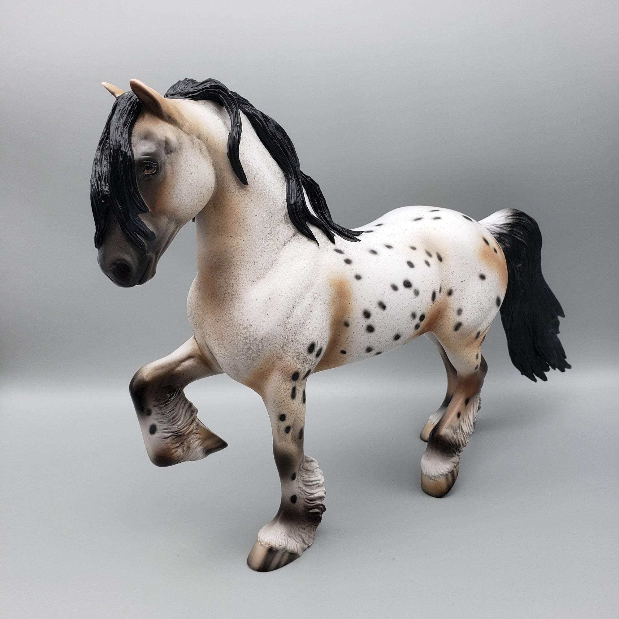 Dancer OOAK Buckskin Appaloosa Trotting Drafter By Dawn Quick for AoTH23 Best Offers