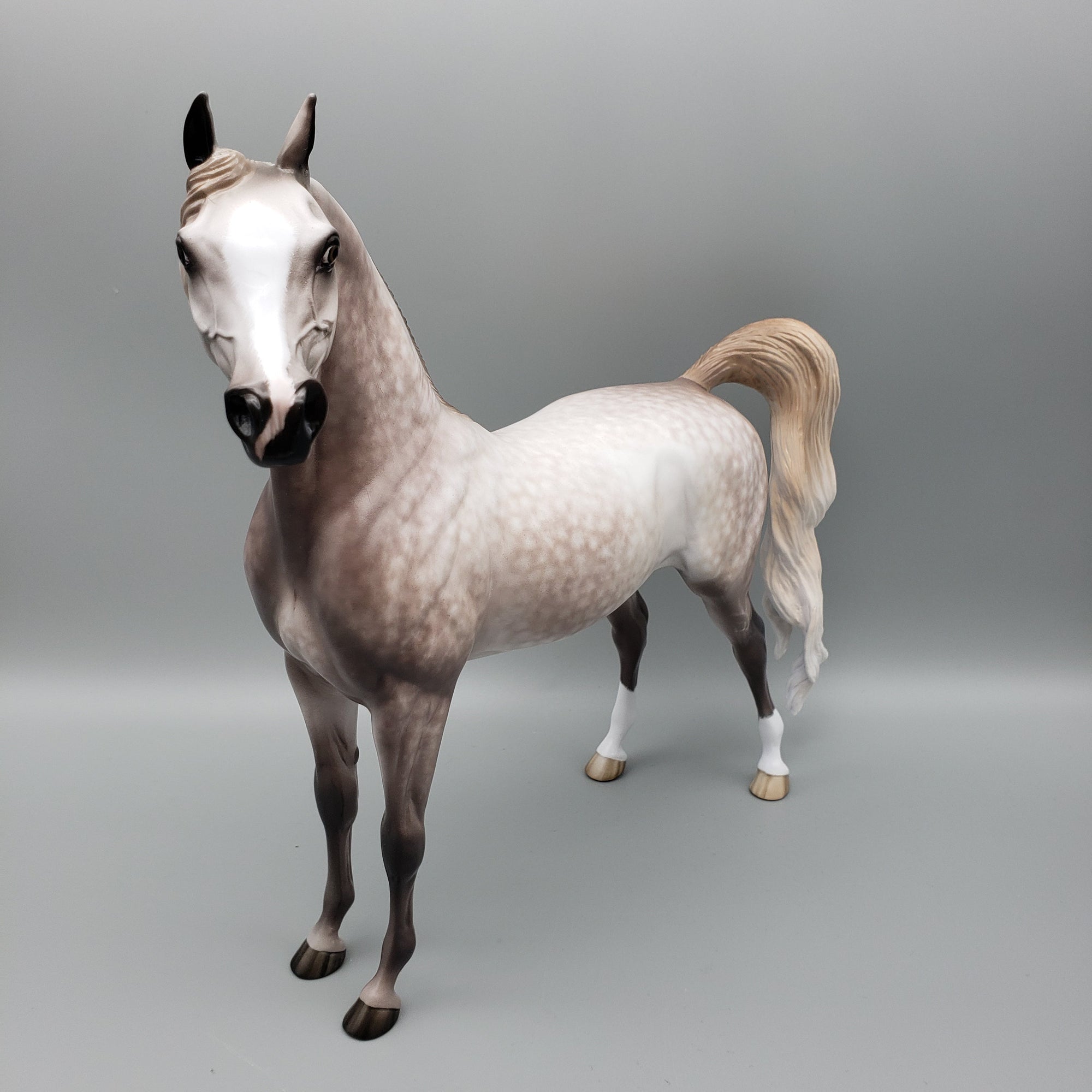Gulzar OOAK Dappled Rose Grey Arabian By Sheryl Leisure for AoTH23 Best Offers
