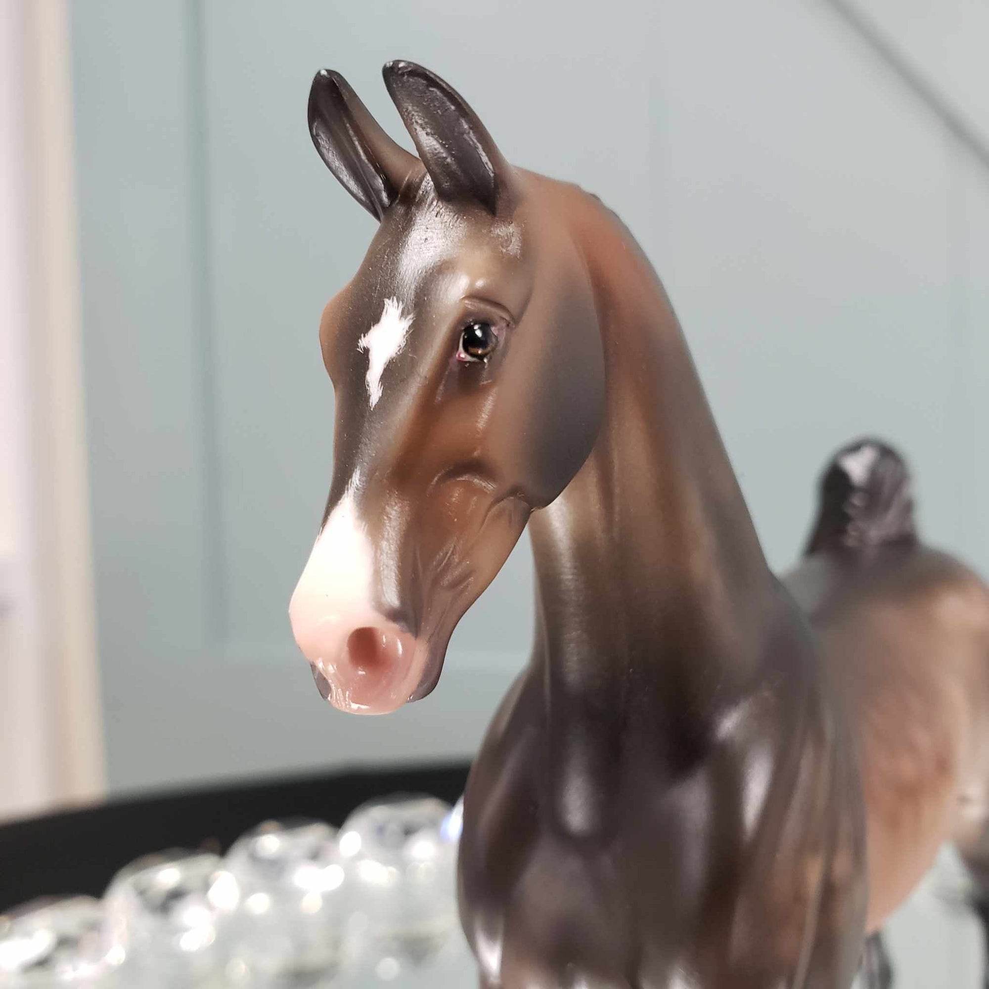 Goldmask OOAK Dappled Sooty Buckskin Saddlebred Pebble By Jess Hamill