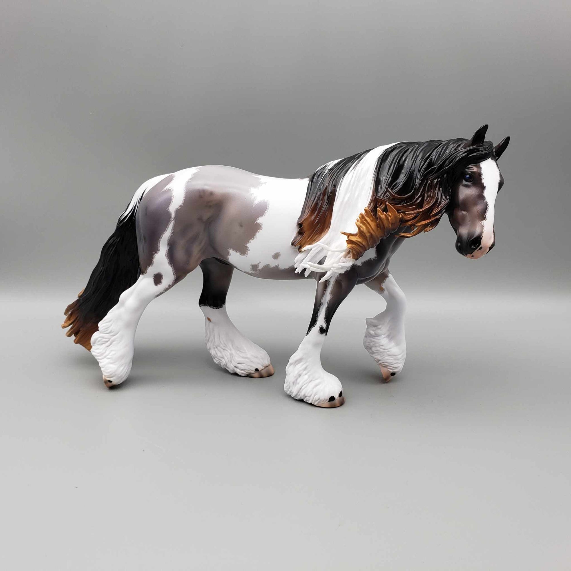 Chalbri OOAK Bay Tobiano Roan Custom Cob By Caroline Boydston Best Offers 8/7/23