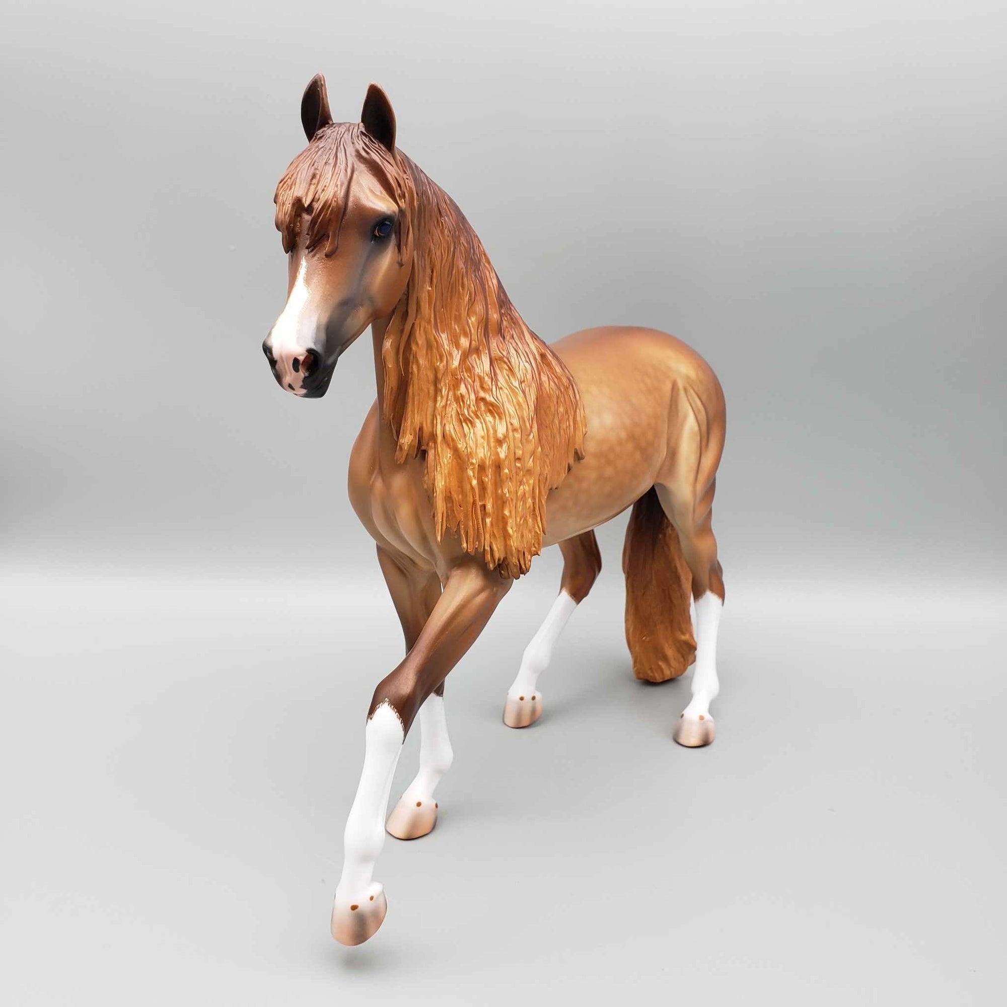 Hesperalo OOAK Dappled Chestnut Extreme Custom Arab Mare By Caroline Boydston Best Offers 8/7/23