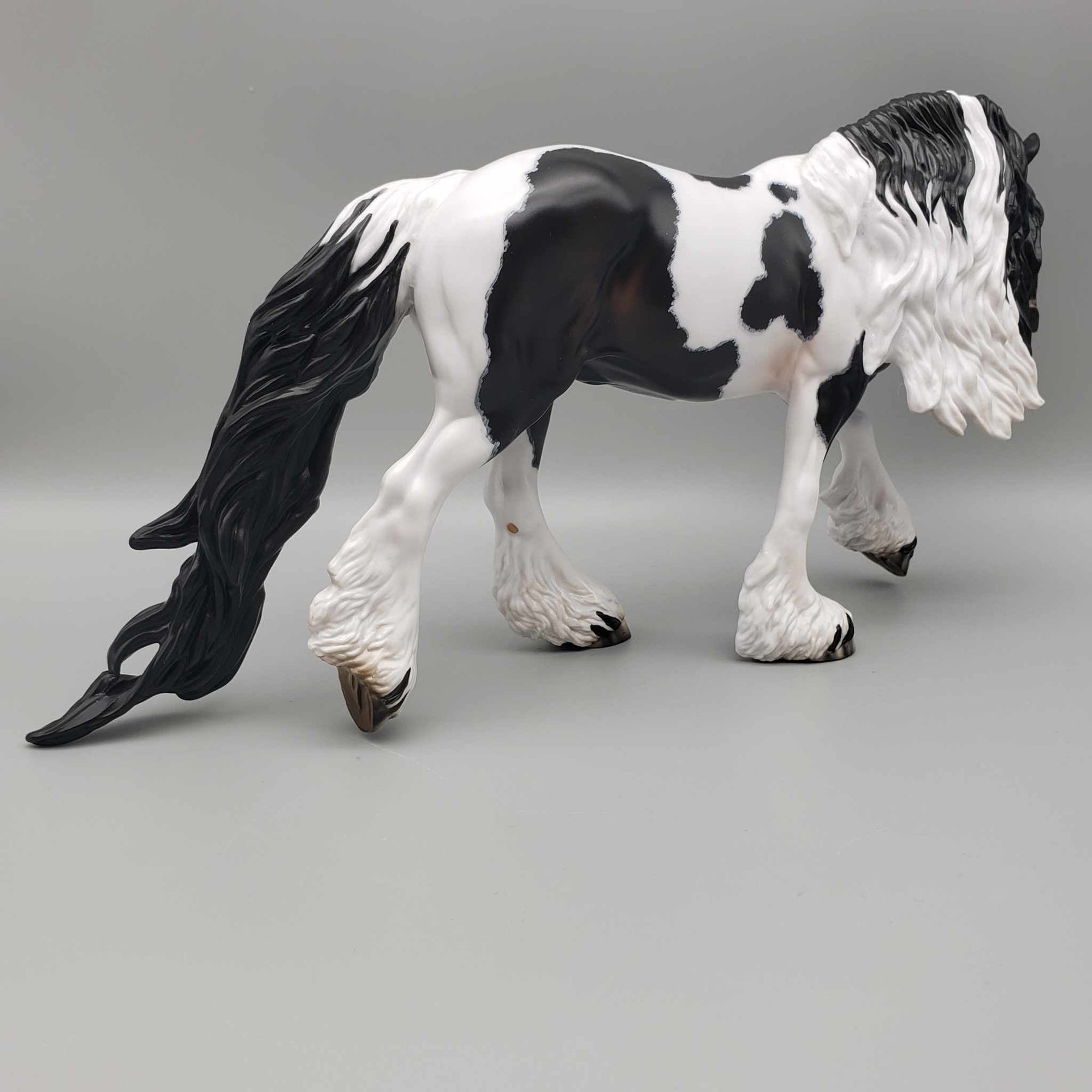 Cormac OOAK Black Tobiano Irish Cob By Julie Keim Best Offers 8/21/23
