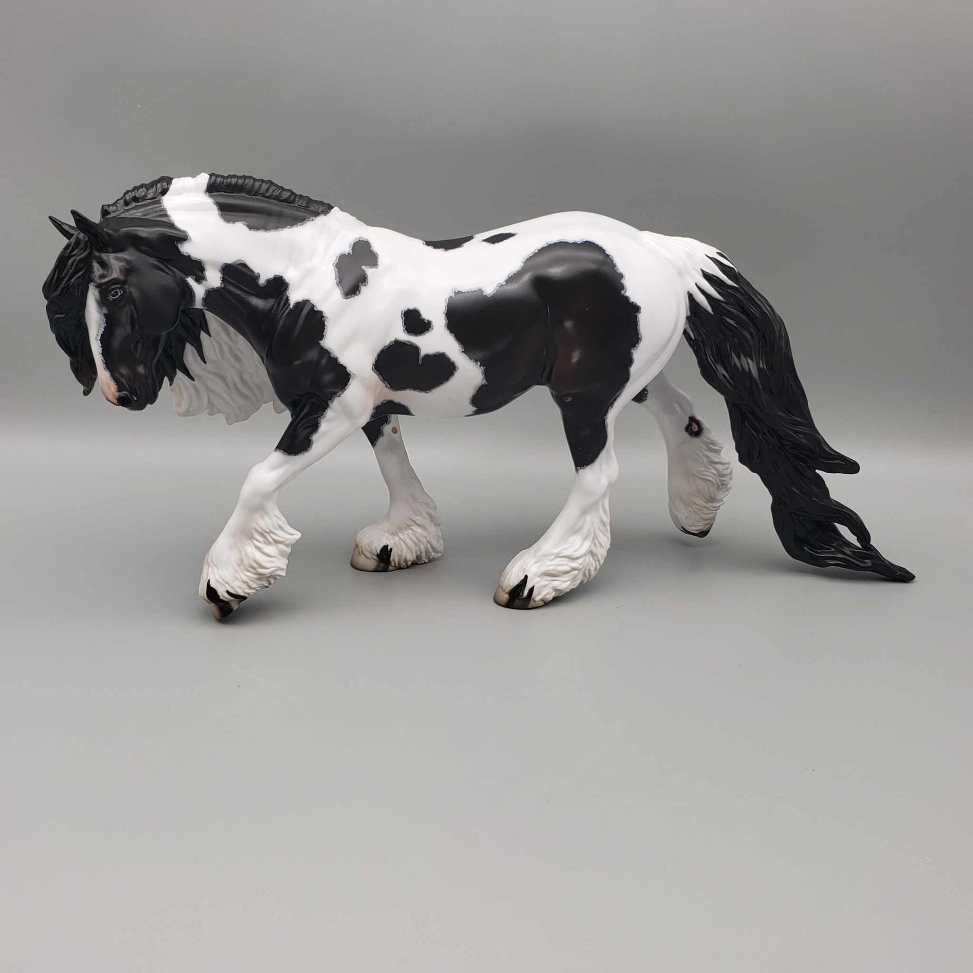 Cormac OOAK Black Tobiano Irish Cob By Julie Keim Best Offers 8/21/23