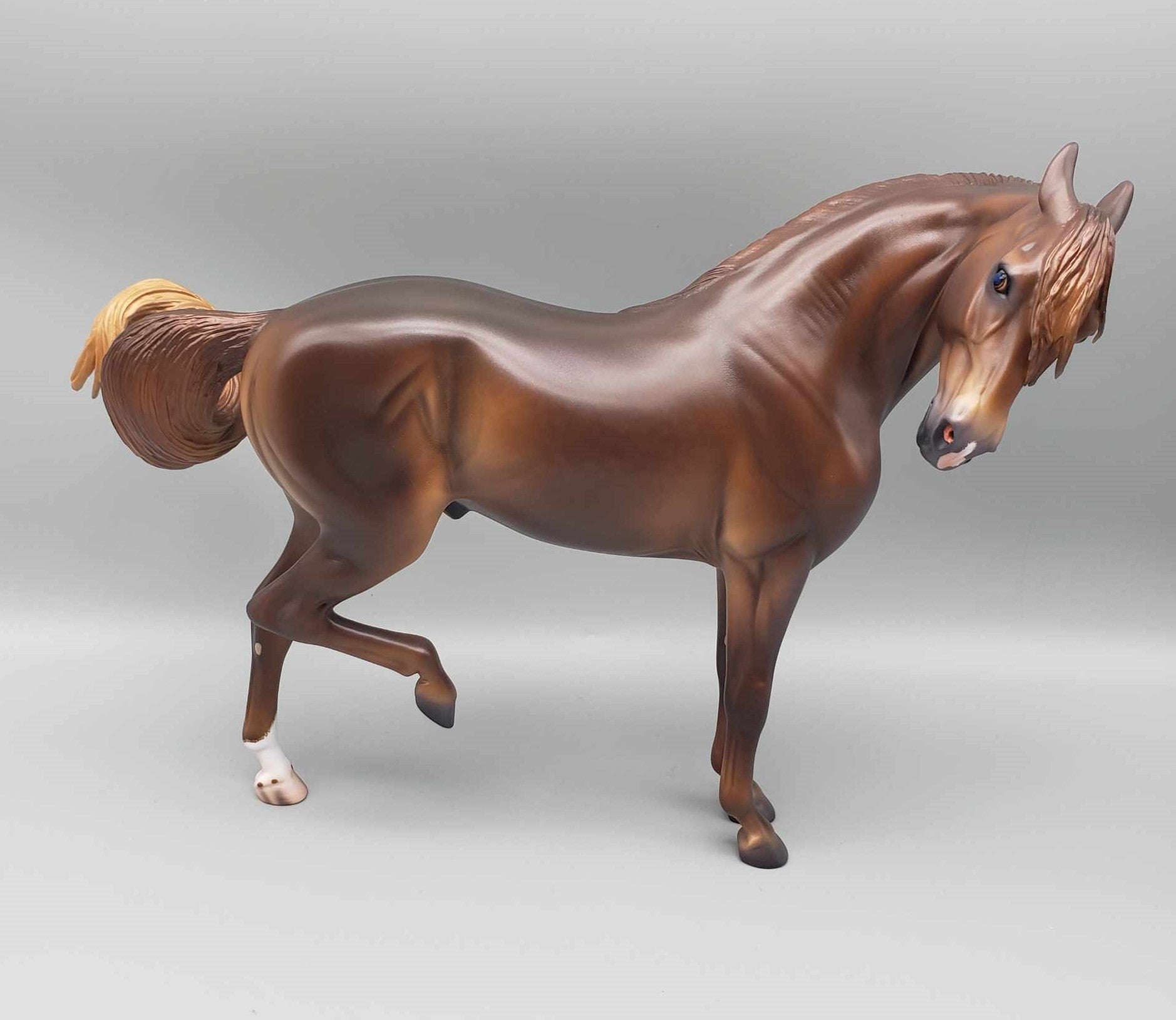 Hellcat OOAK Dark Dappled Chestnut Extreme Custom Andalusian By Caroline Boydston Best Offer 11/20/23