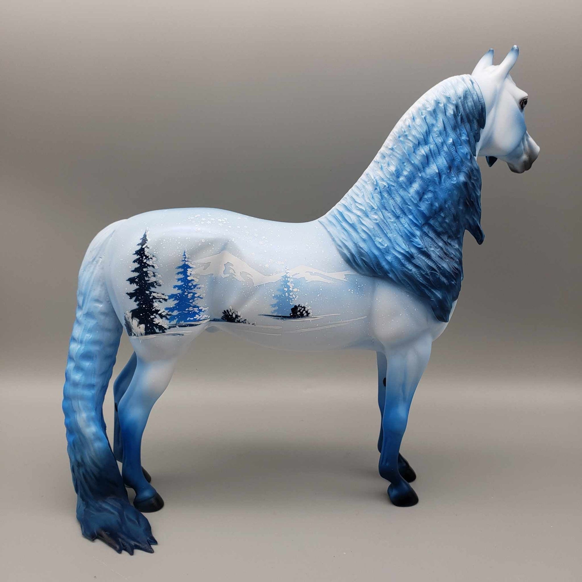 Blue Christmas OOAK Deco Morgan By Dawn Quick Holiday Sale 2023 HS23