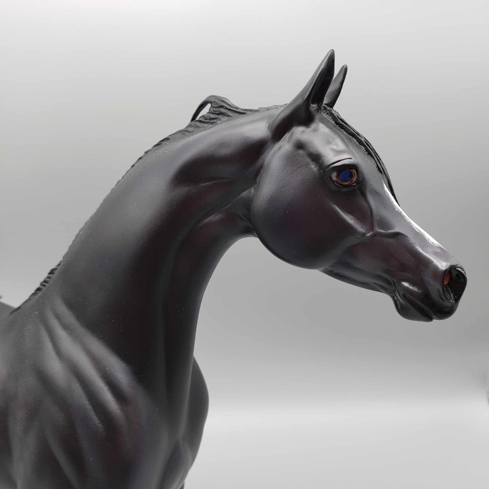 Black Bullet OOAK Dappled Black Arab Stallion By Caroline Boydston Best Offer 11/13/23