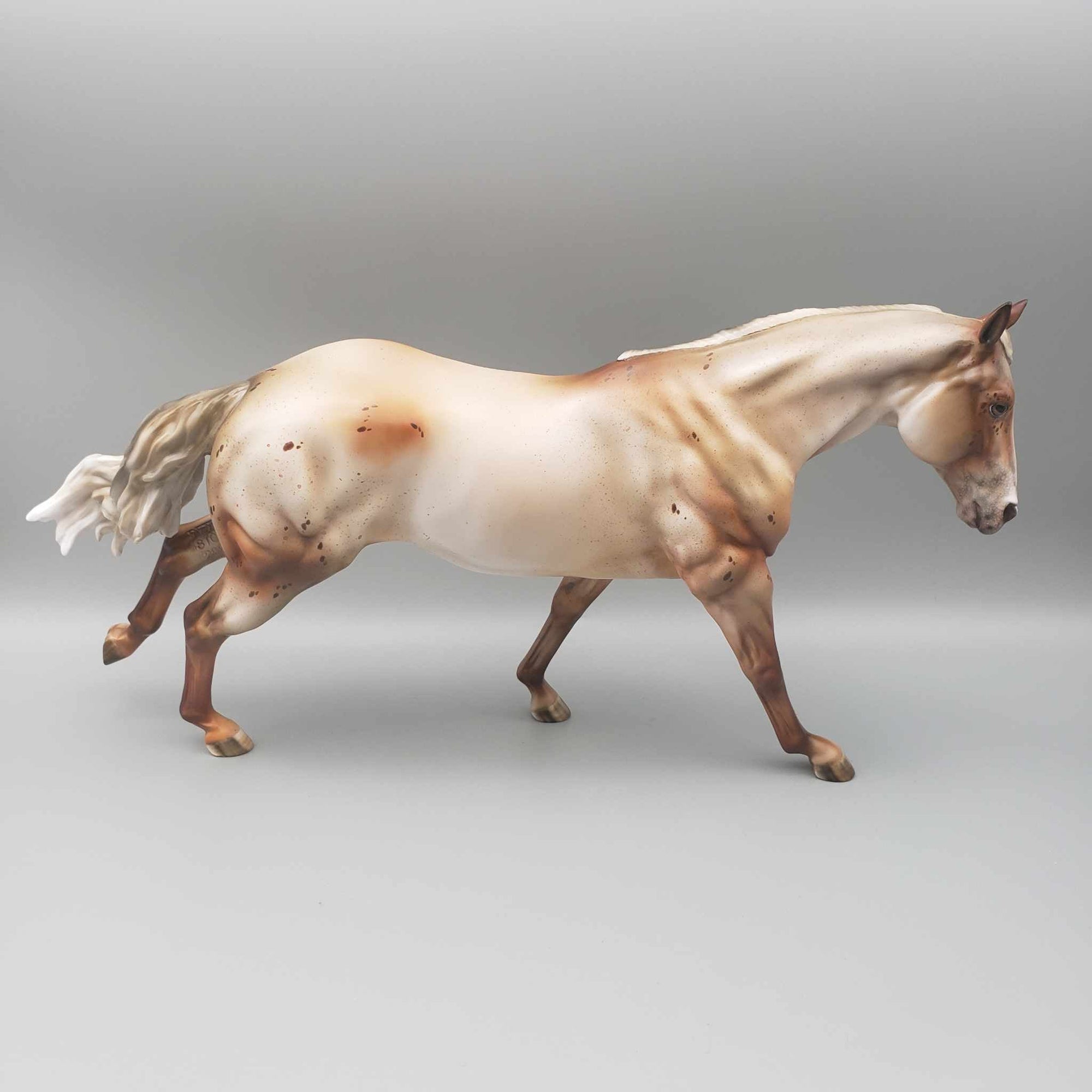 Here for the Boos OOAK Chestnut Appaloosa Remington By Julie Keim Moonlight Madness 2023 MM23